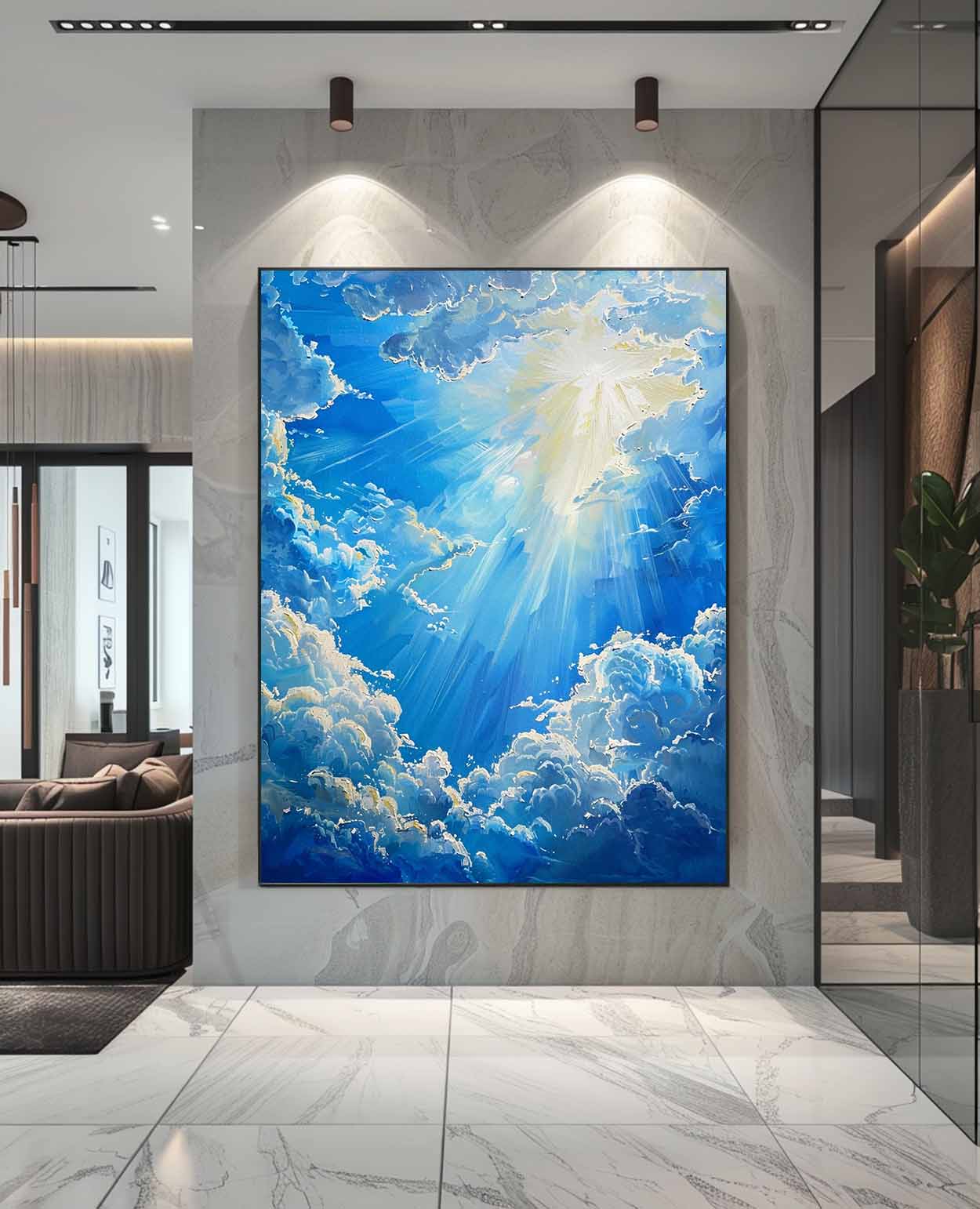 Wall Art Landscape Abstract Sky Serene
