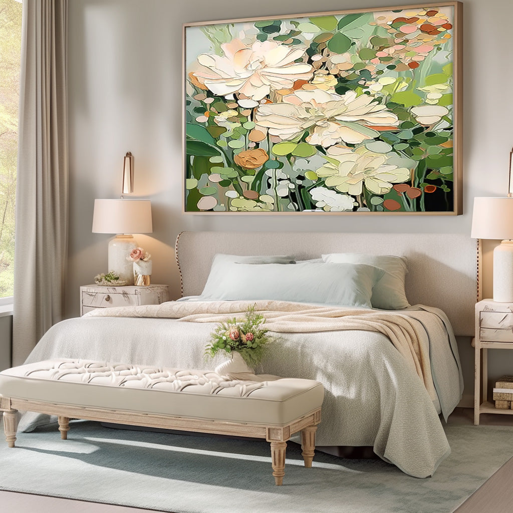 Wall Art Bouquet Design Minimalist Fresh