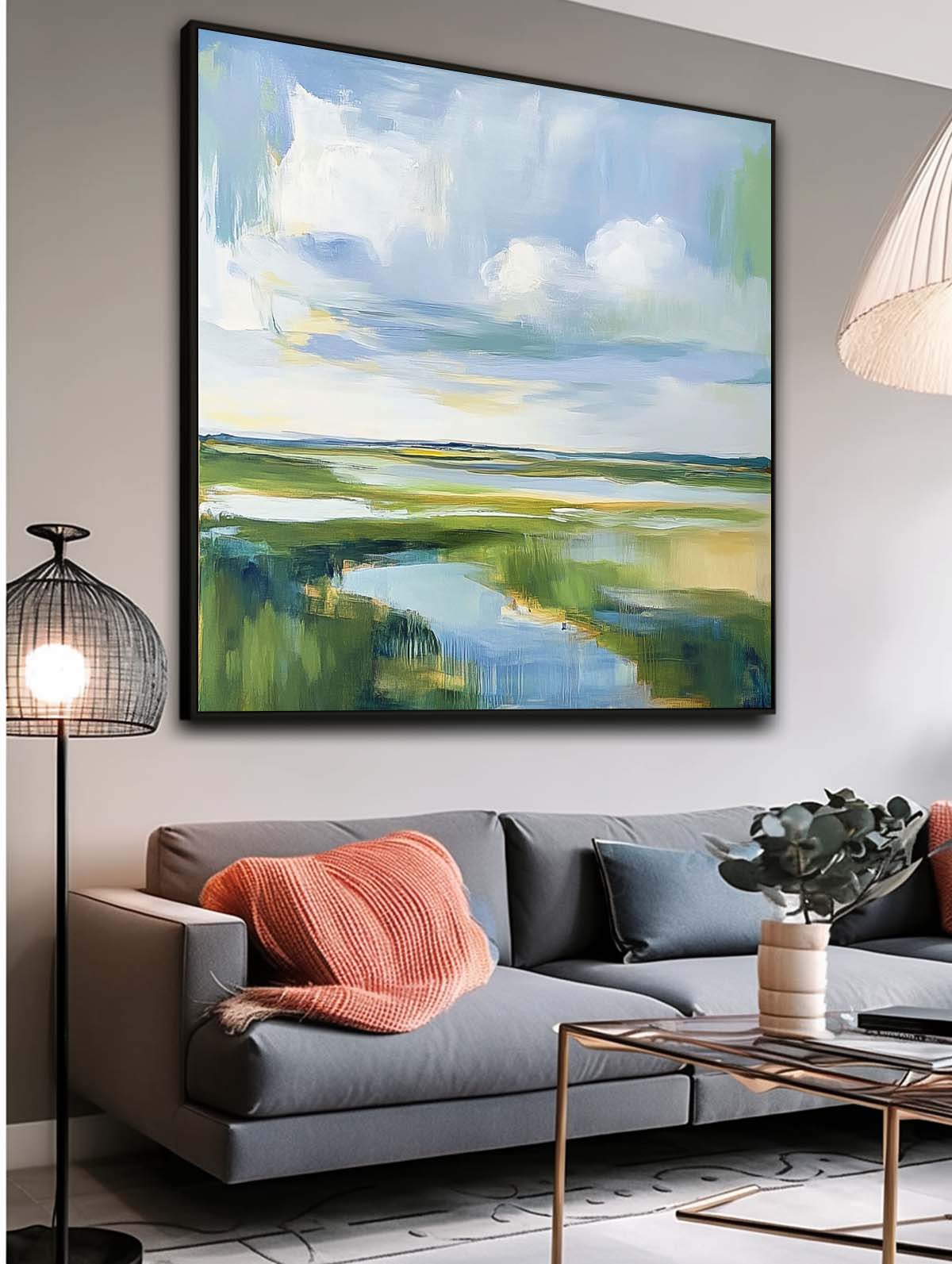 Wall Art Landscape Tranquil Breezy Natural