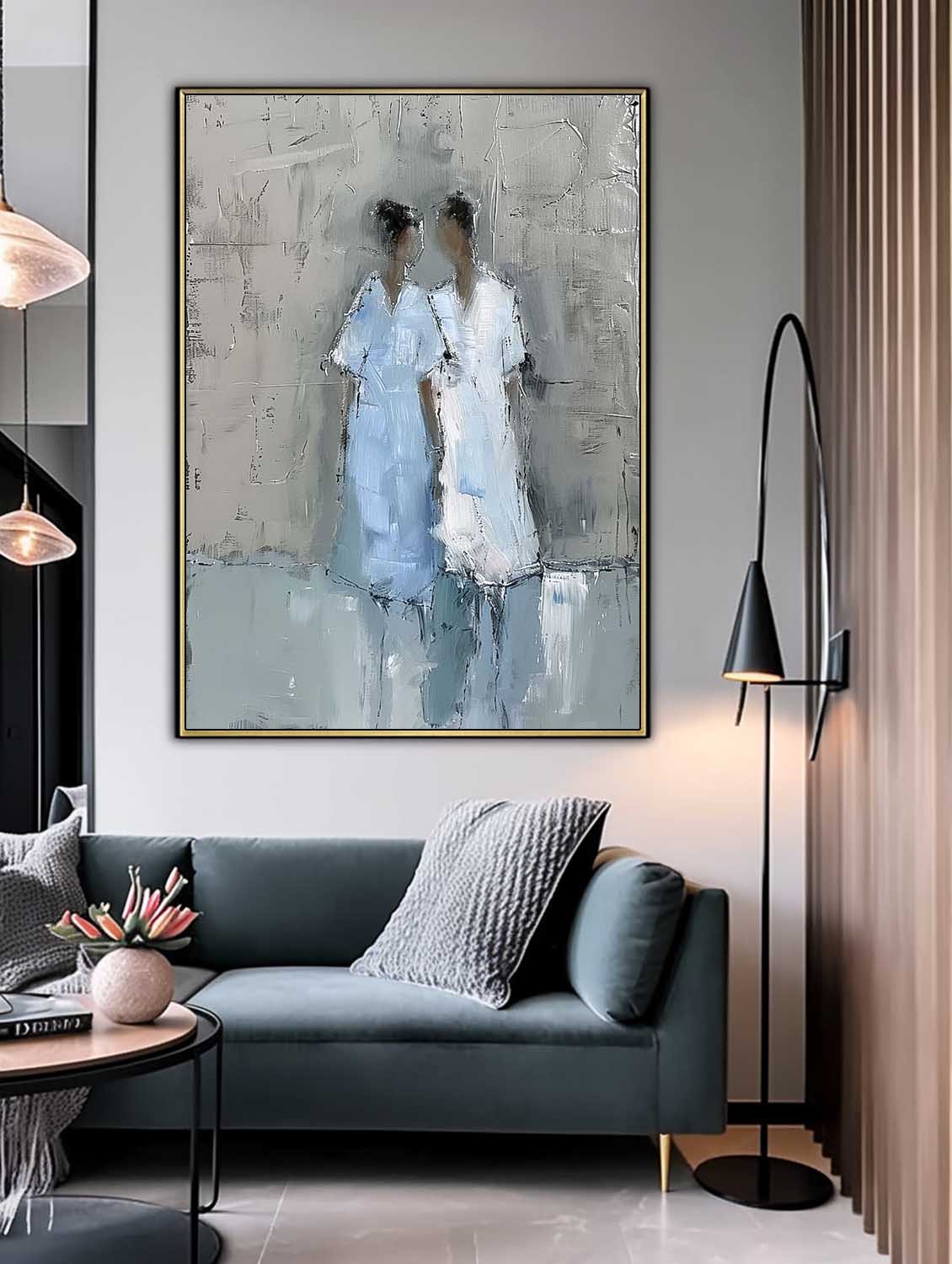 Wall Art People Post-Modern Soft Aesthetic
