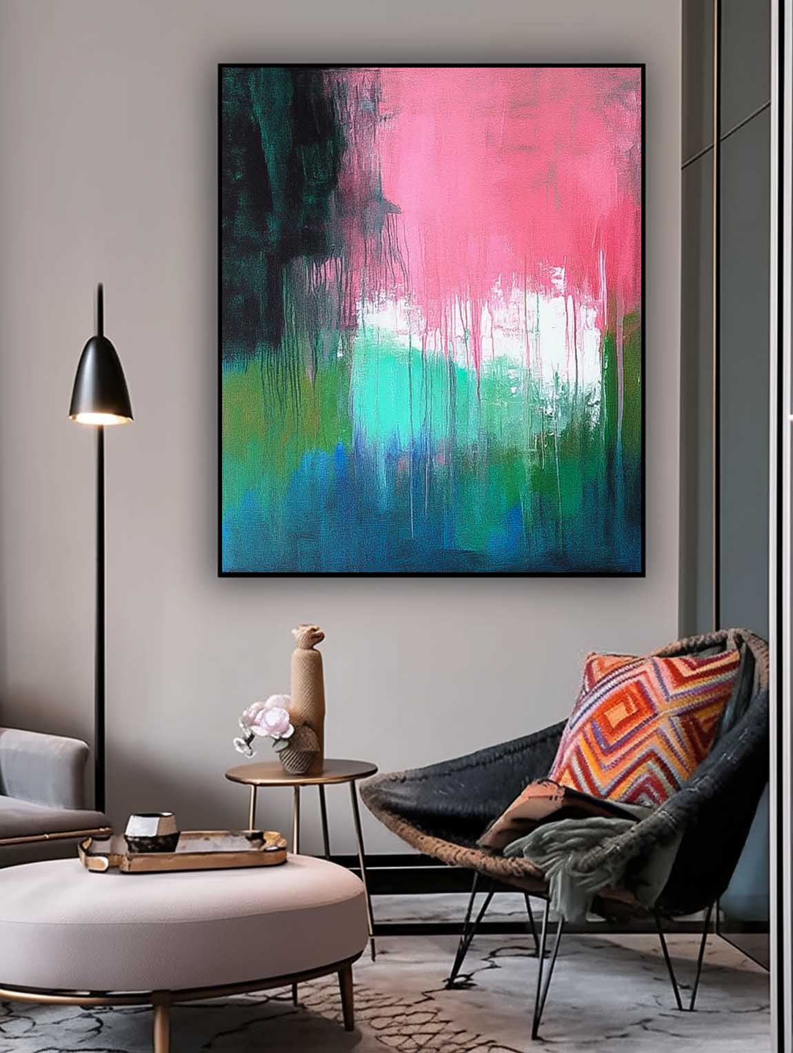 Wall Art Abstract Reflection Landscape