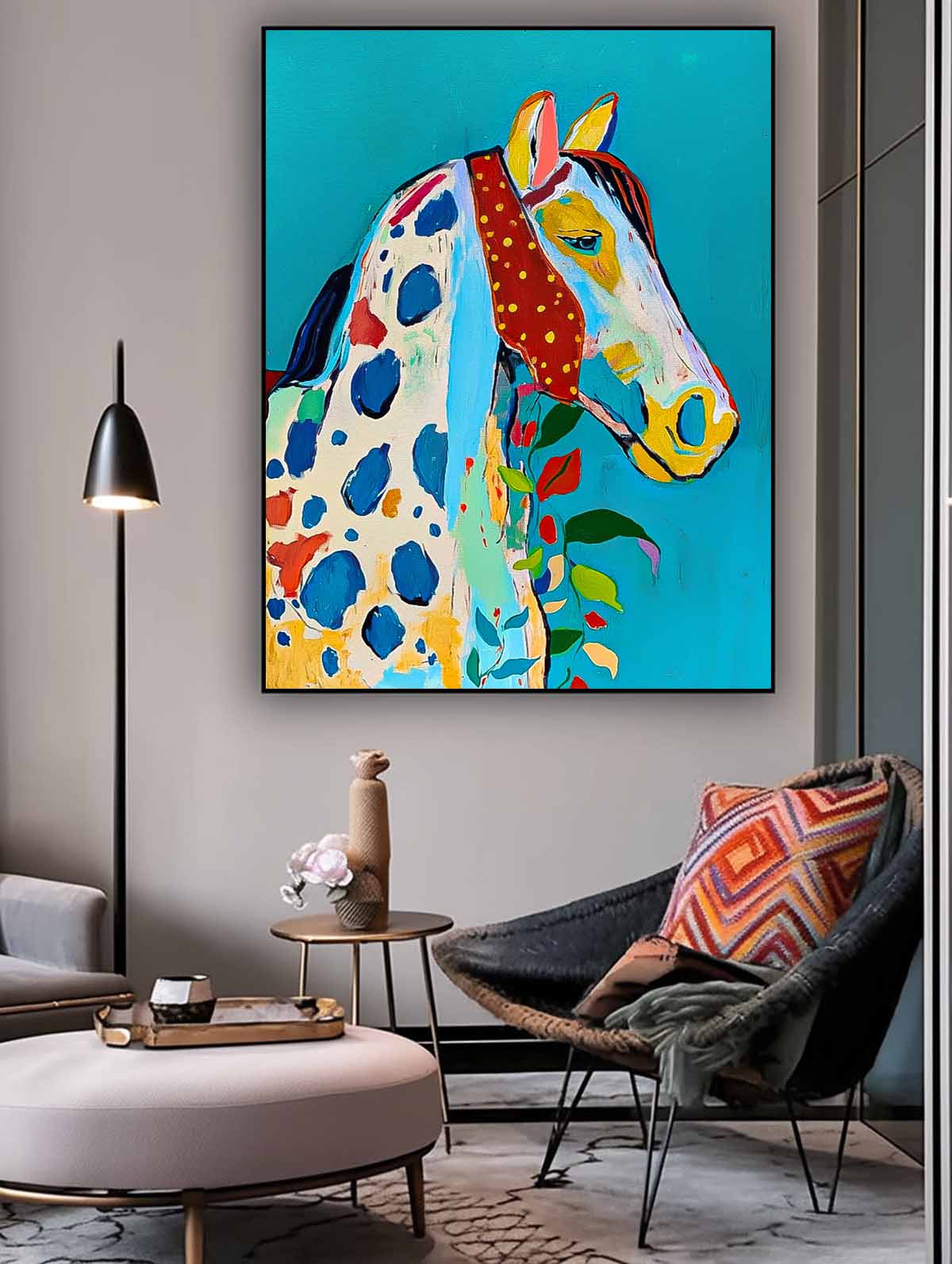Wall Art Animal Playful Whimsical Contemporary