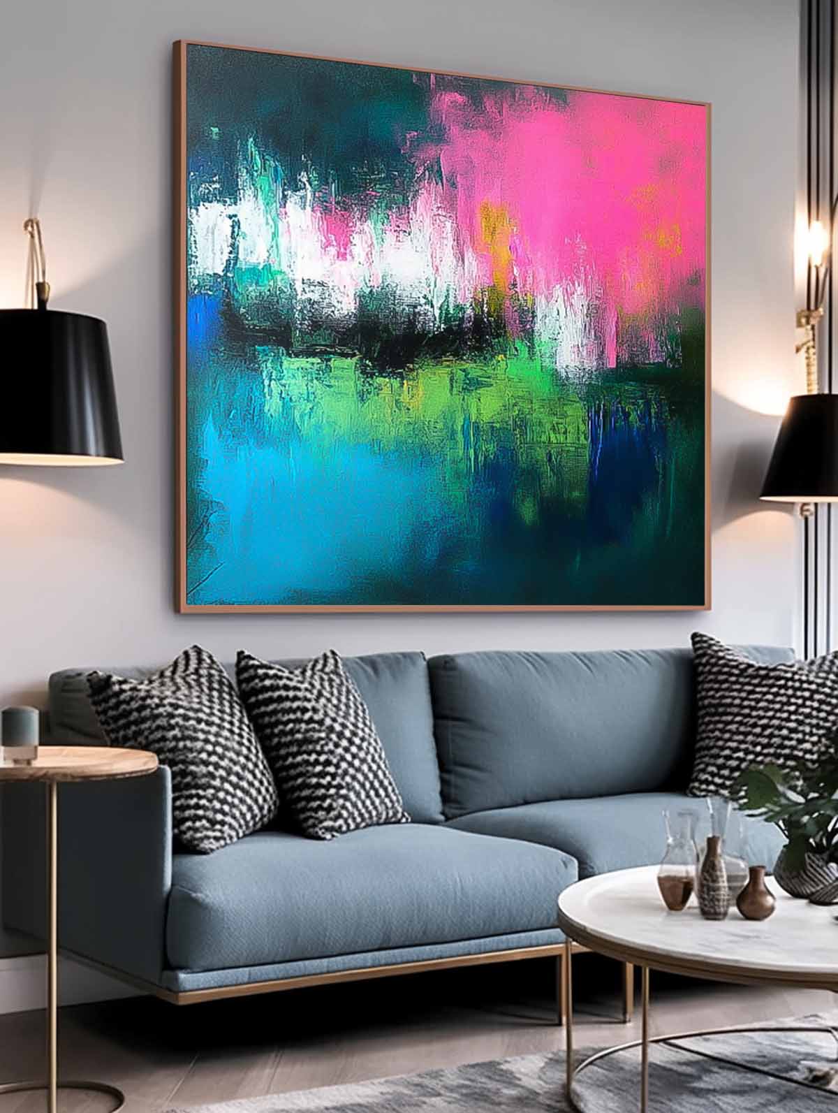 Wall Art Abstract Bohemian Mystical Lyrical