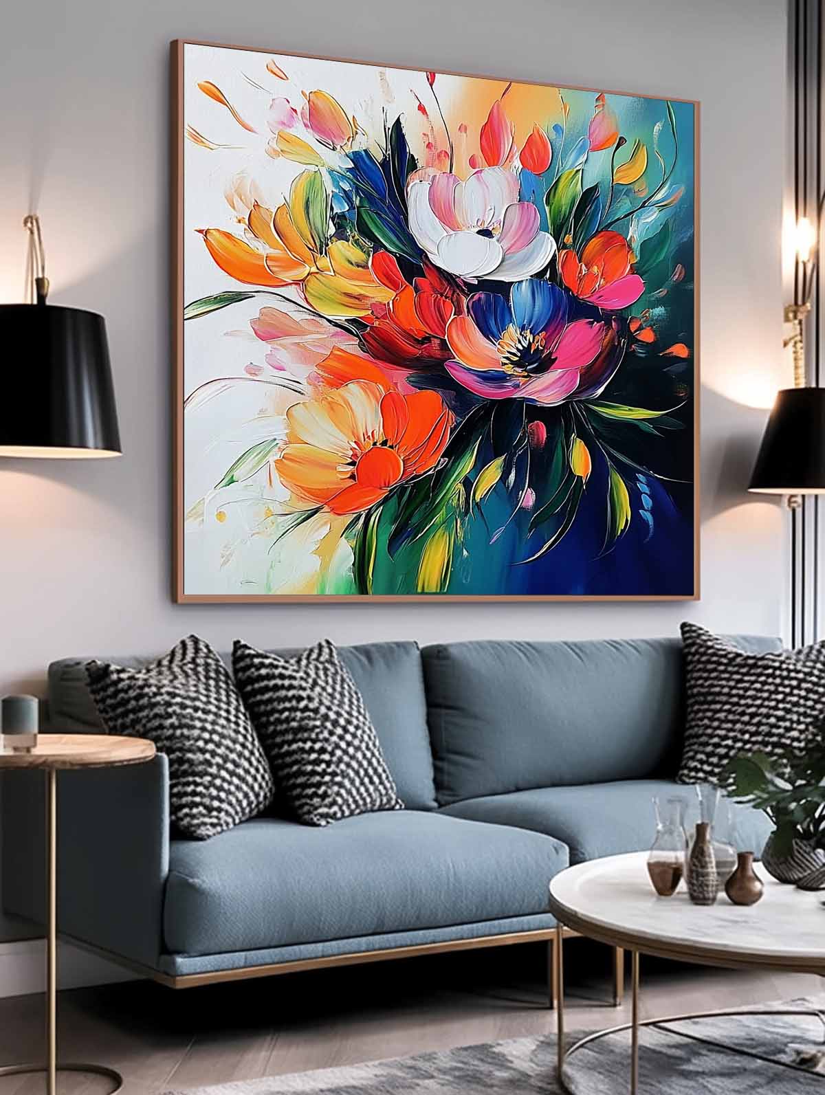 Flower Canvas Art FL204 - Neutralighting