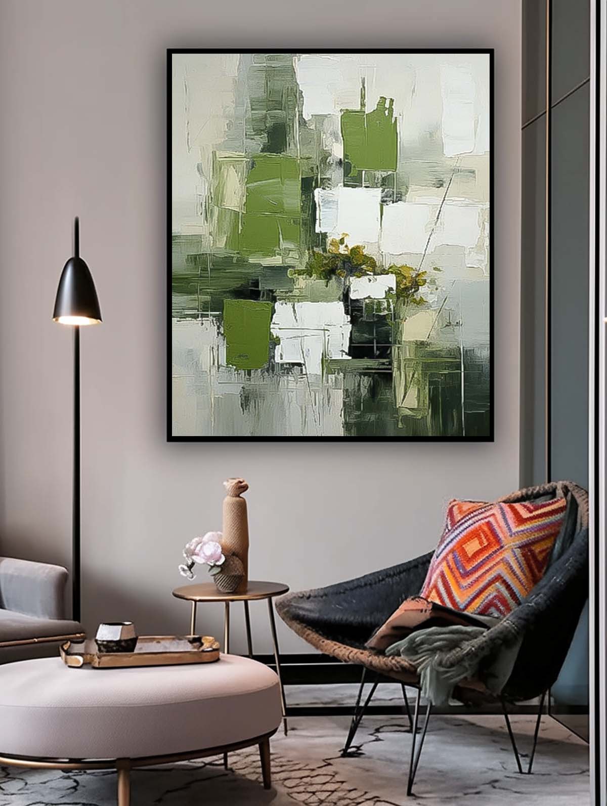 Abstract Canvas Art #AB563