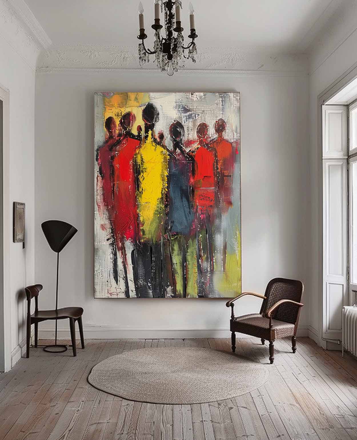 Wall Art People Artistic Expressionist Modern