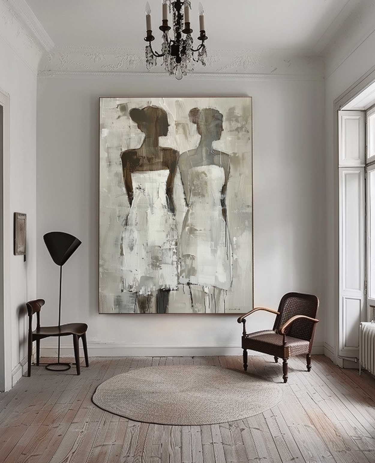 Wall Art People Minimalist Painterly