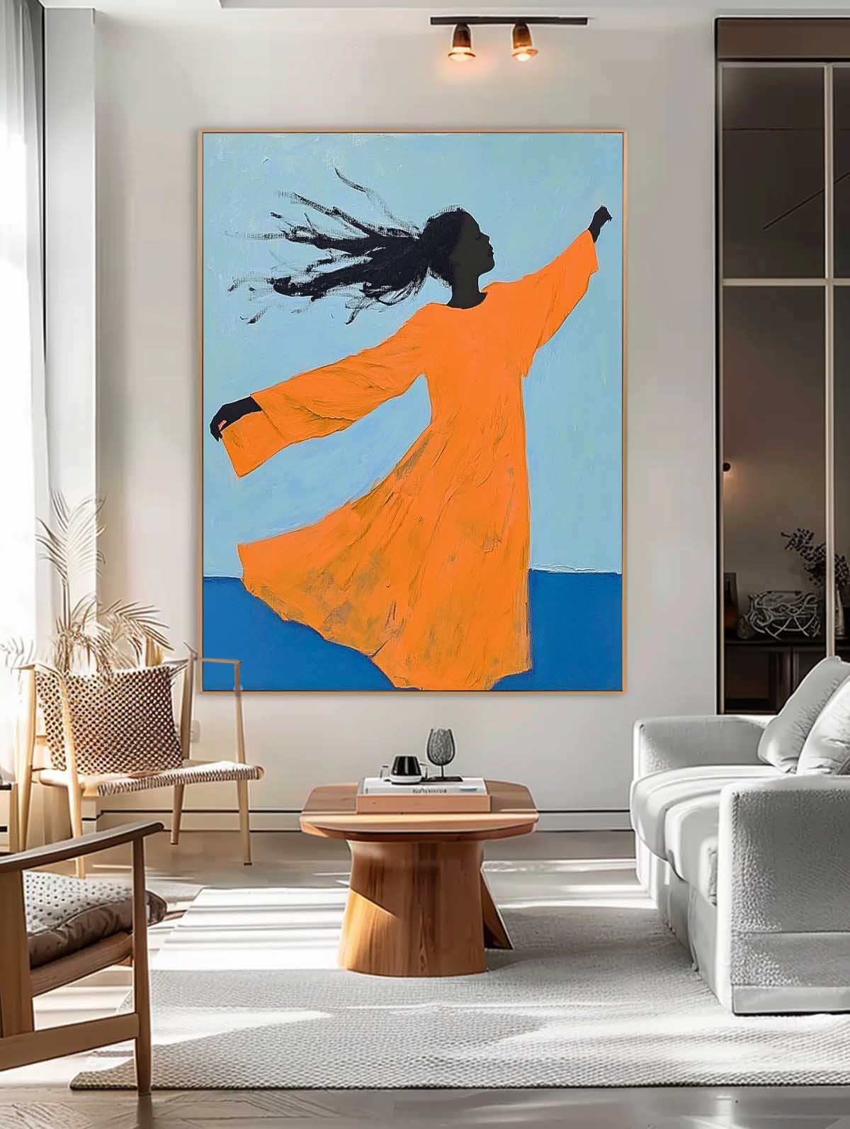 Wall Art People Minimalist Scandinavian Warm