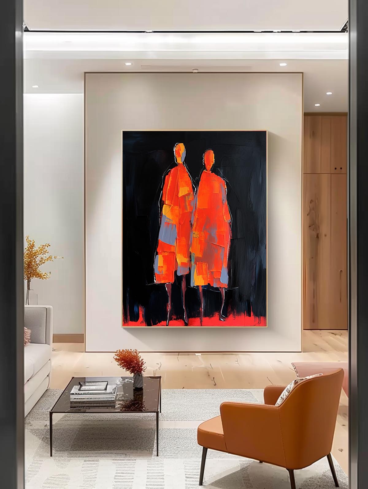 Wall Art Figurative Abstract Understated Serene
