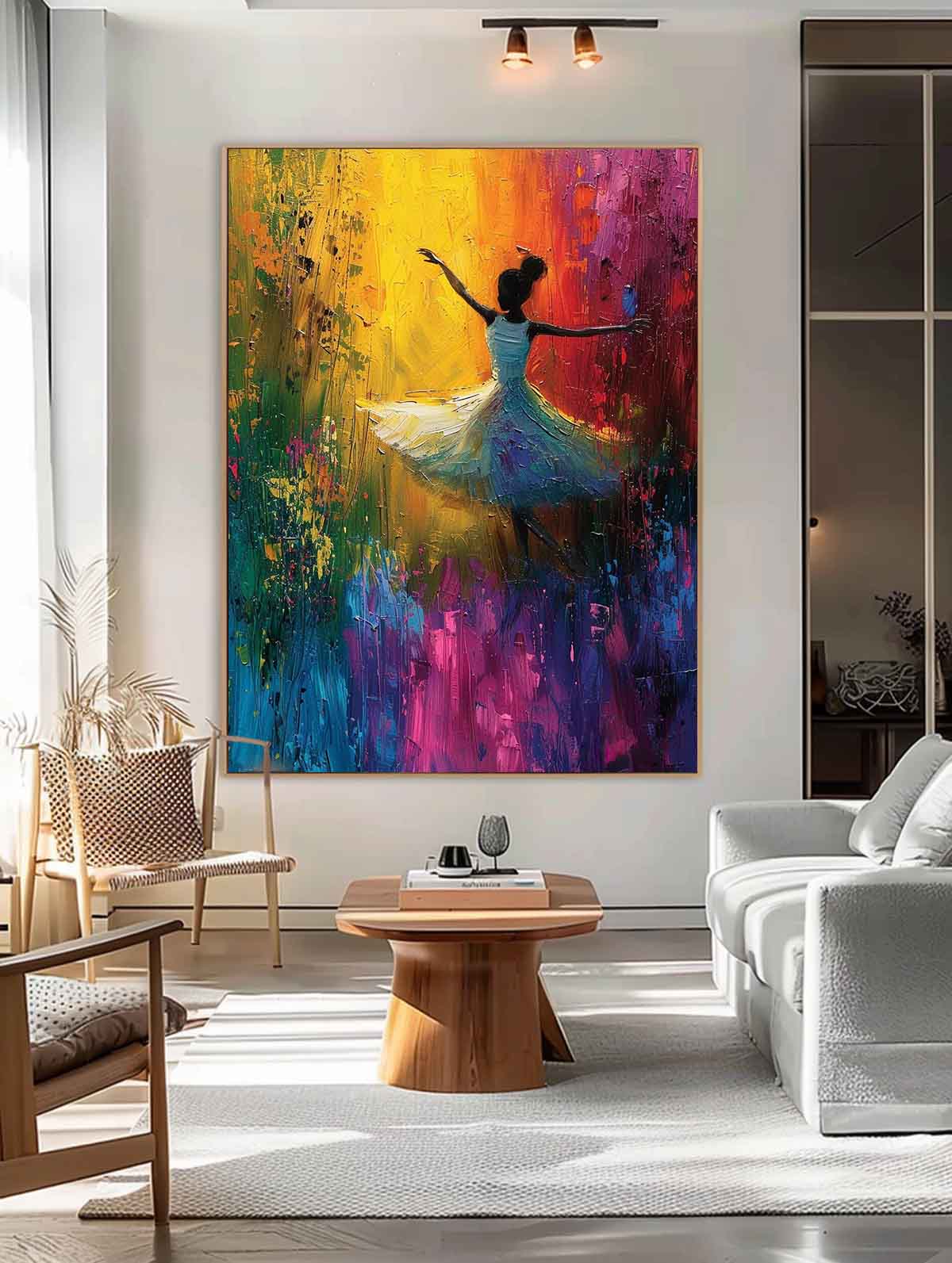 Wall Art Impasto Expressionist Figurative