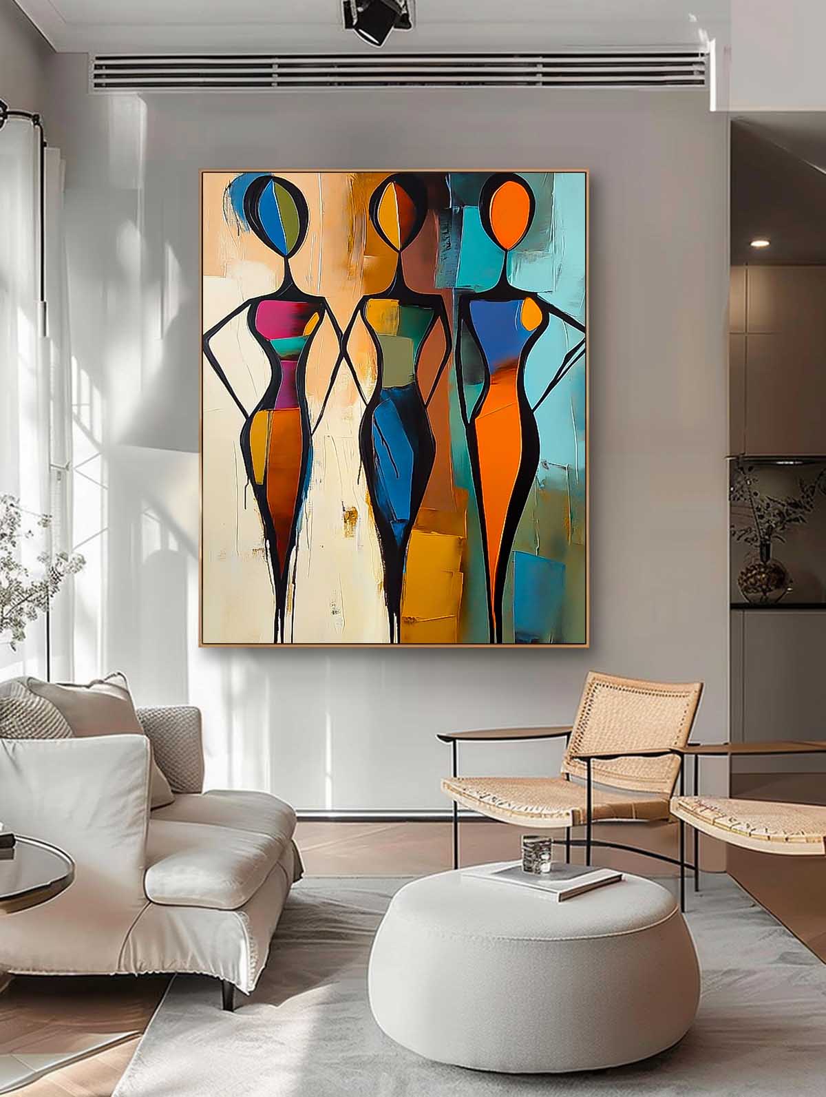 Wall Art People Modern Scandinavian Abstract