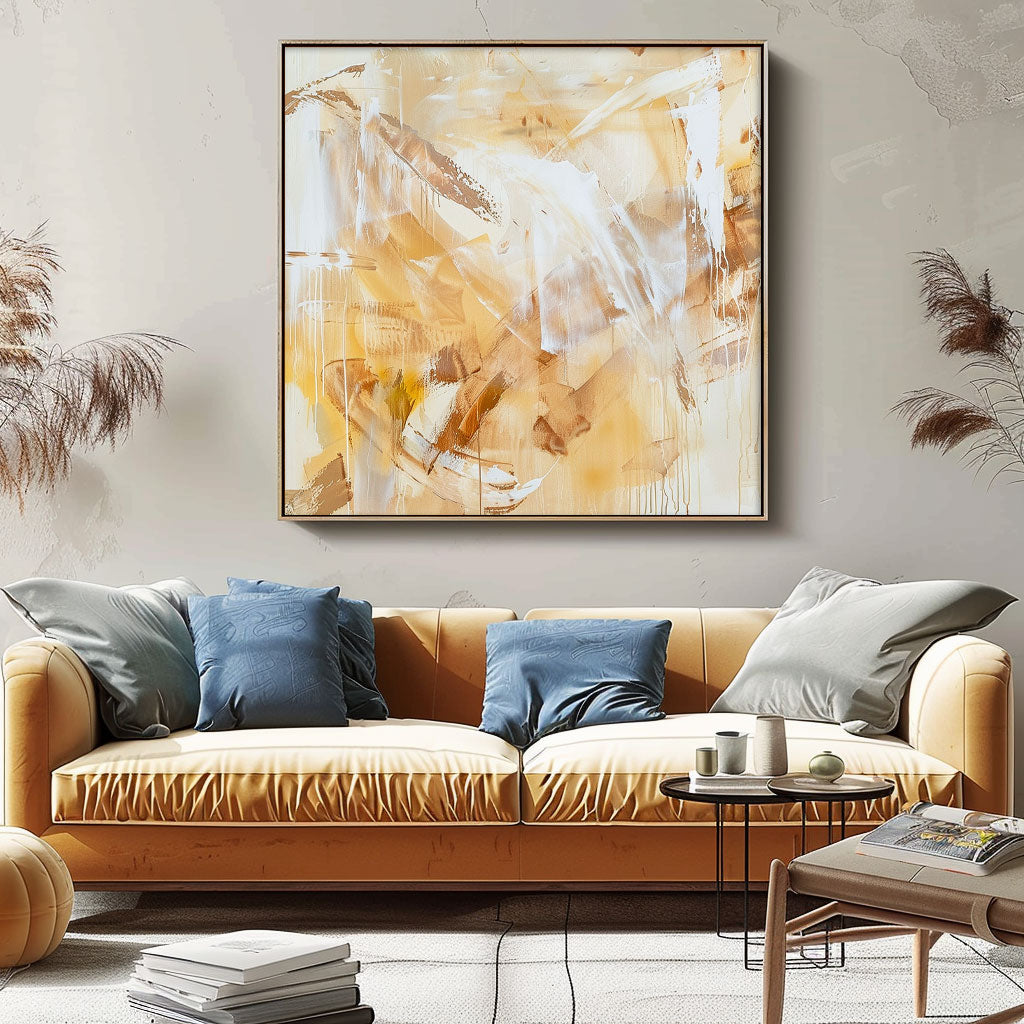 Wall Art Abstract Contemporary Serene Decor