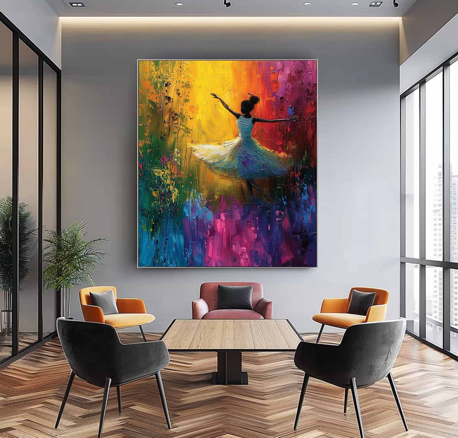 Wall Art Impasto Expressionist Figurative