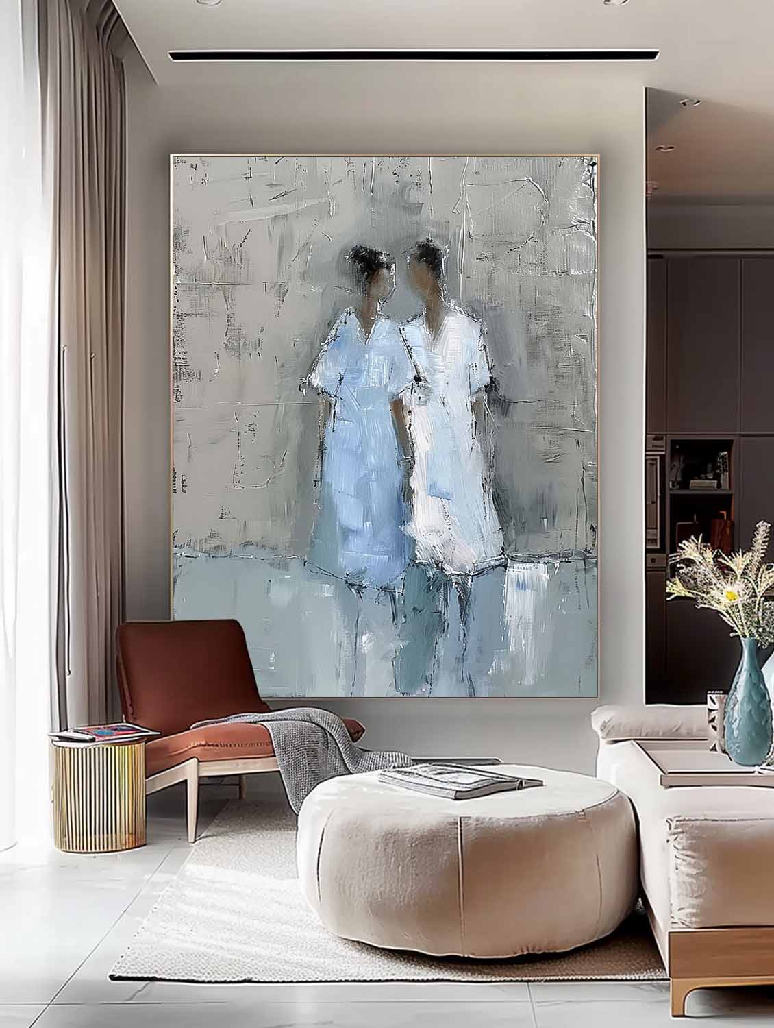 Wall Art People Post-Modern Soft Aesthetic