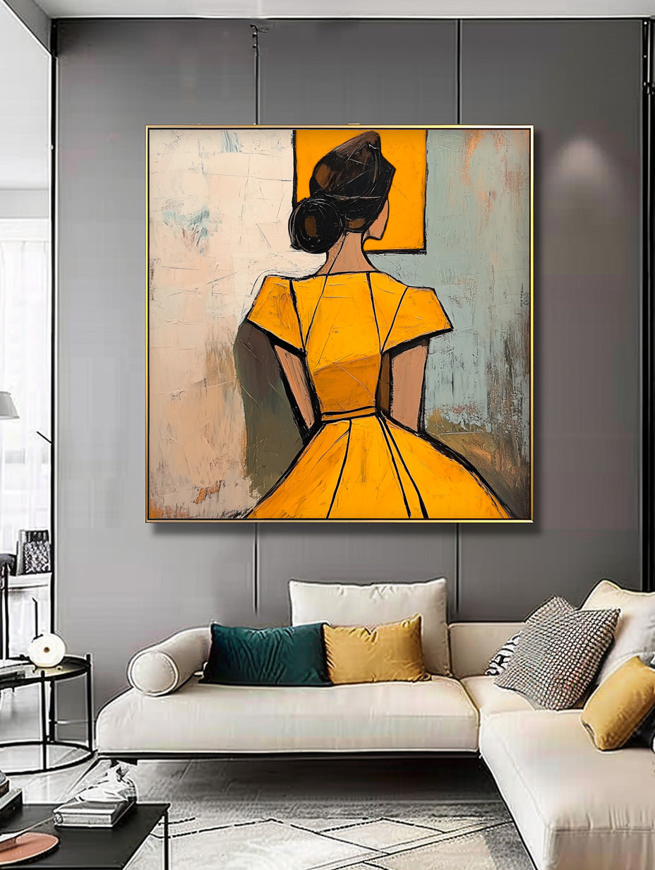 Wall Art People Geometric Cubism Artistic