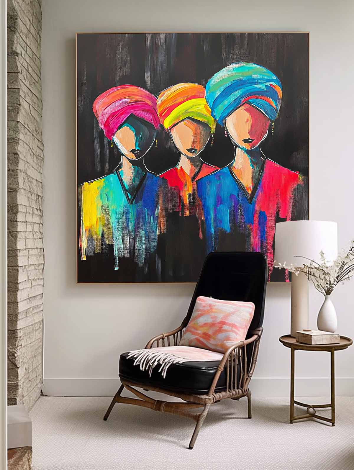 Wall Art People Dramatic Exotic Cultural