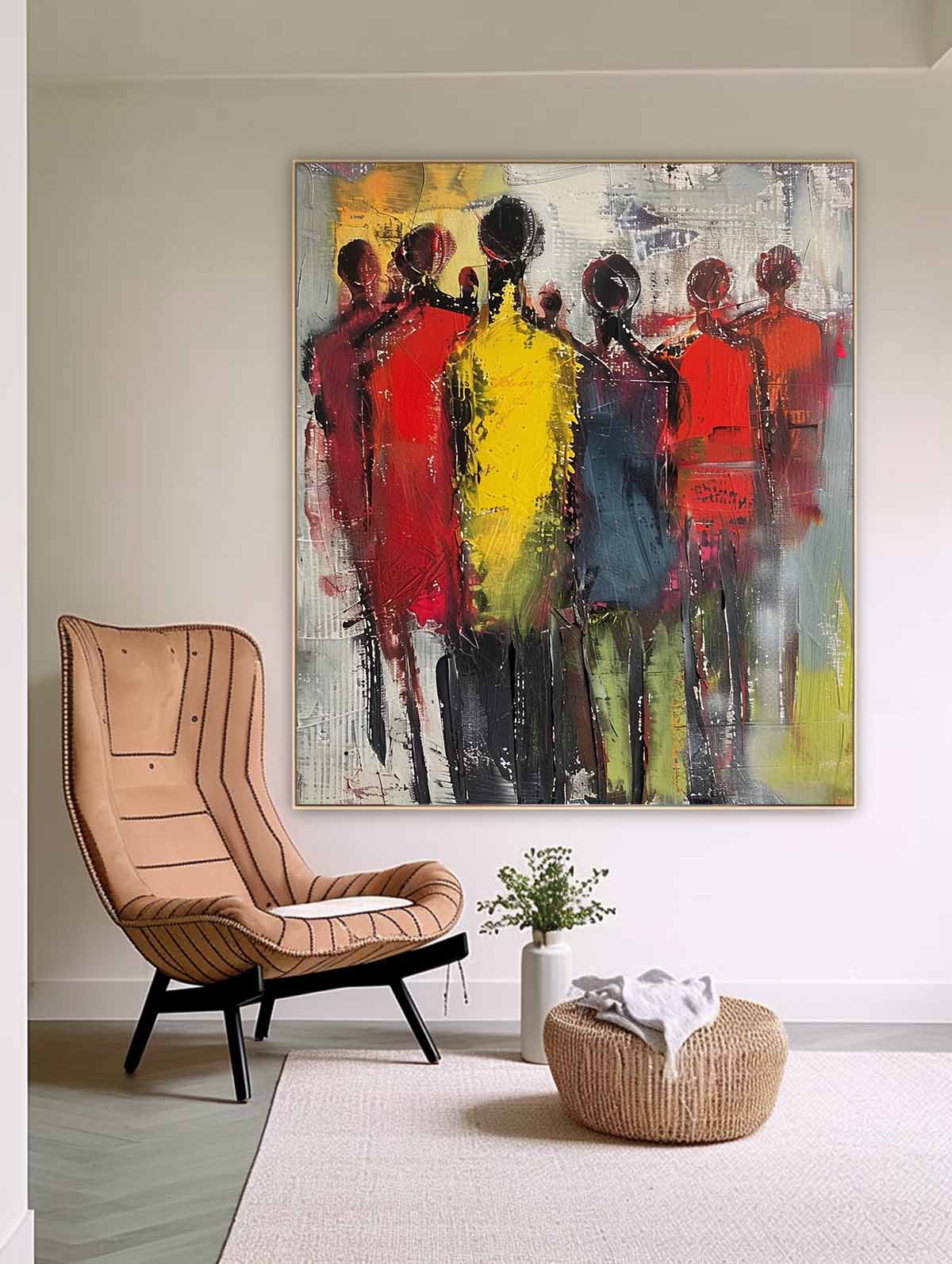 Wall Art People Artistic Expressionist Modern