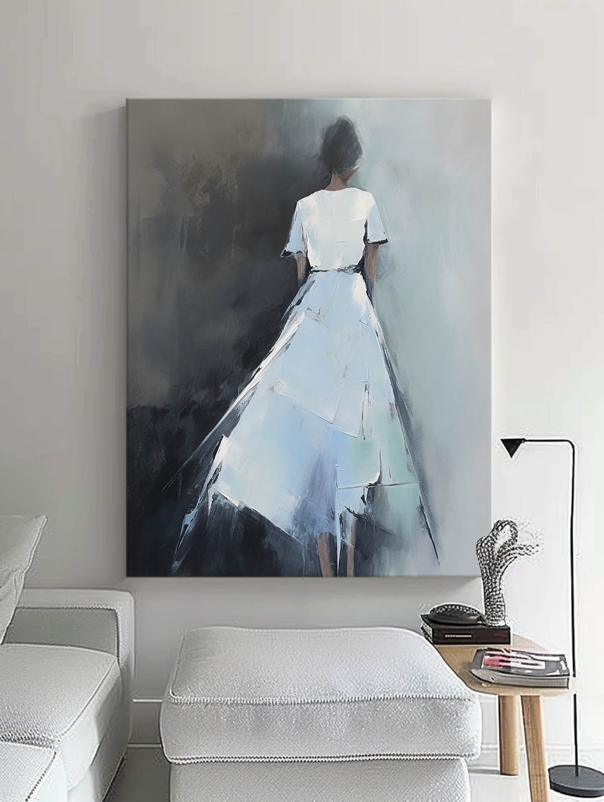 Wall Art People Painterly Introspective Understated