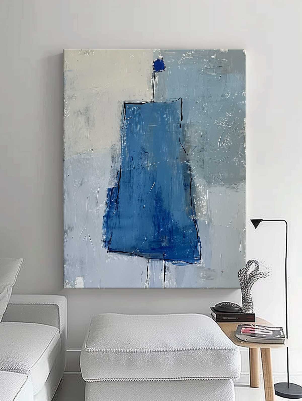 Wall Art Minimalist Elegant Serene Painterly