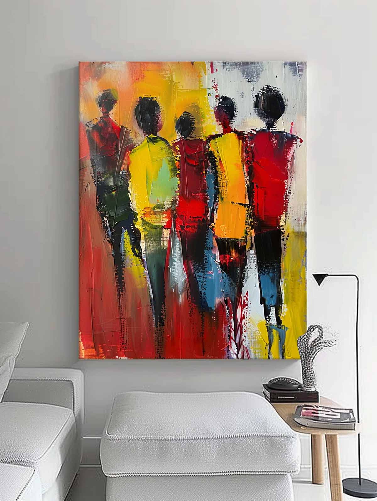 Wall Art People Serene Minimalist Neutral