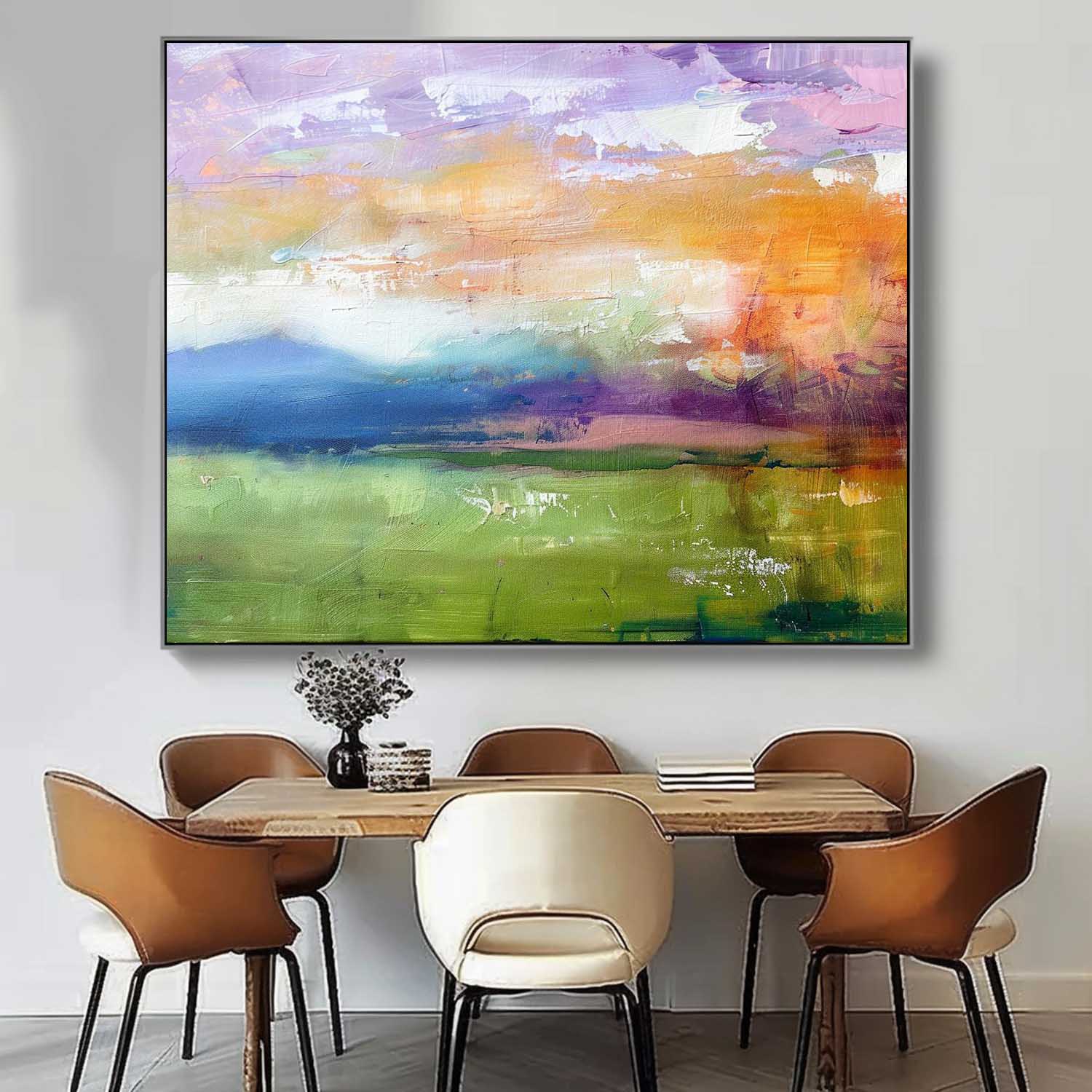 Wall Art Abstract Scandinavian Healing Natural Landscape
