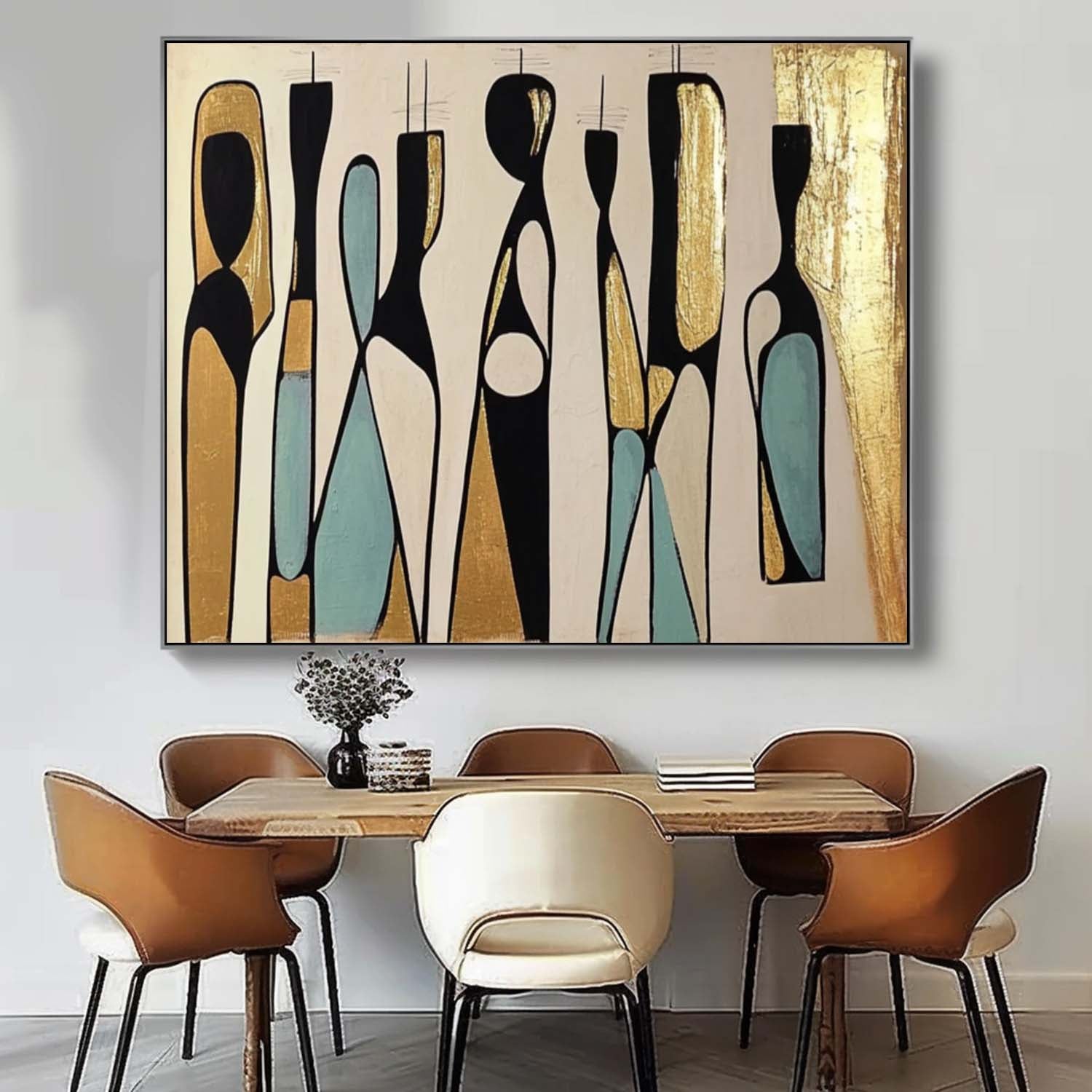 Wall Art People Lyrical Abstract Retro