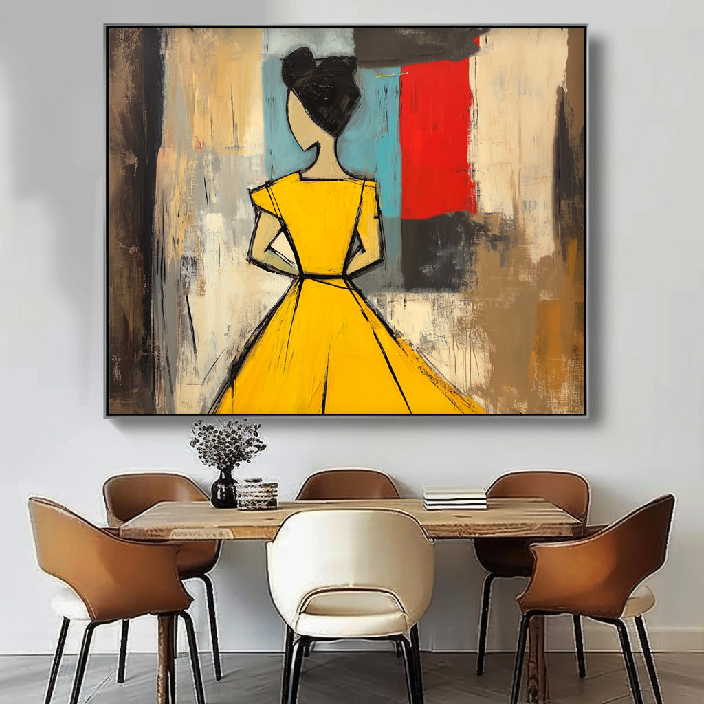 Wall Art People Modern Geometric Cubism Avant