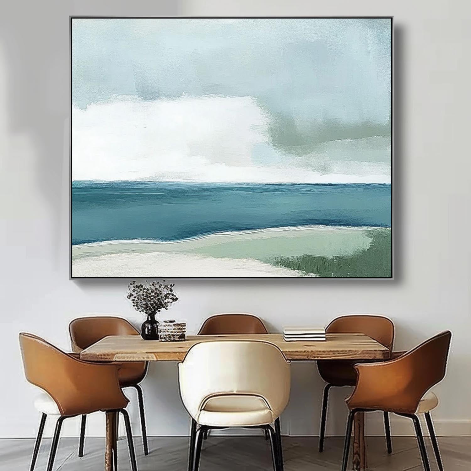 Wall Art Landscape Minimalist Solitary Boat