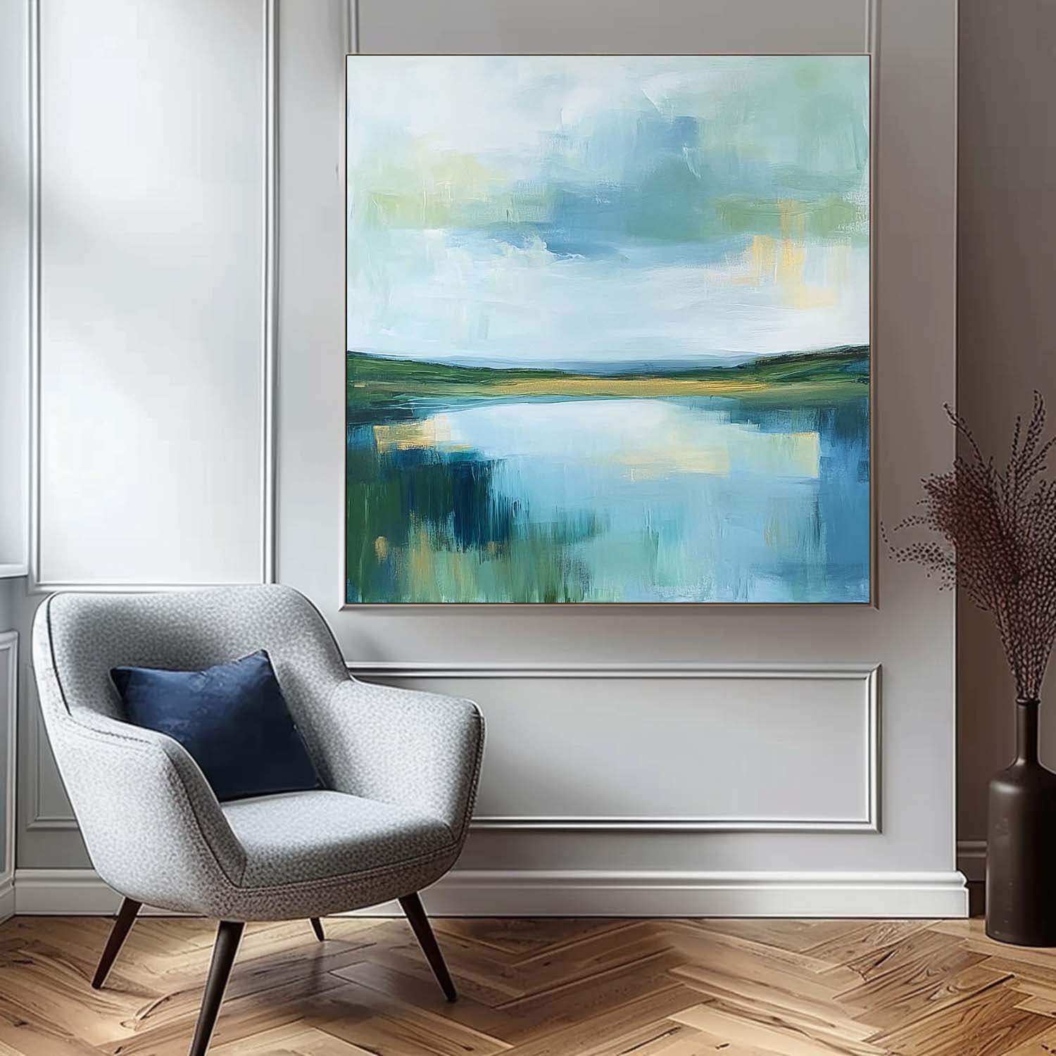 Wall Art Landscape Serene Wetland Horizon