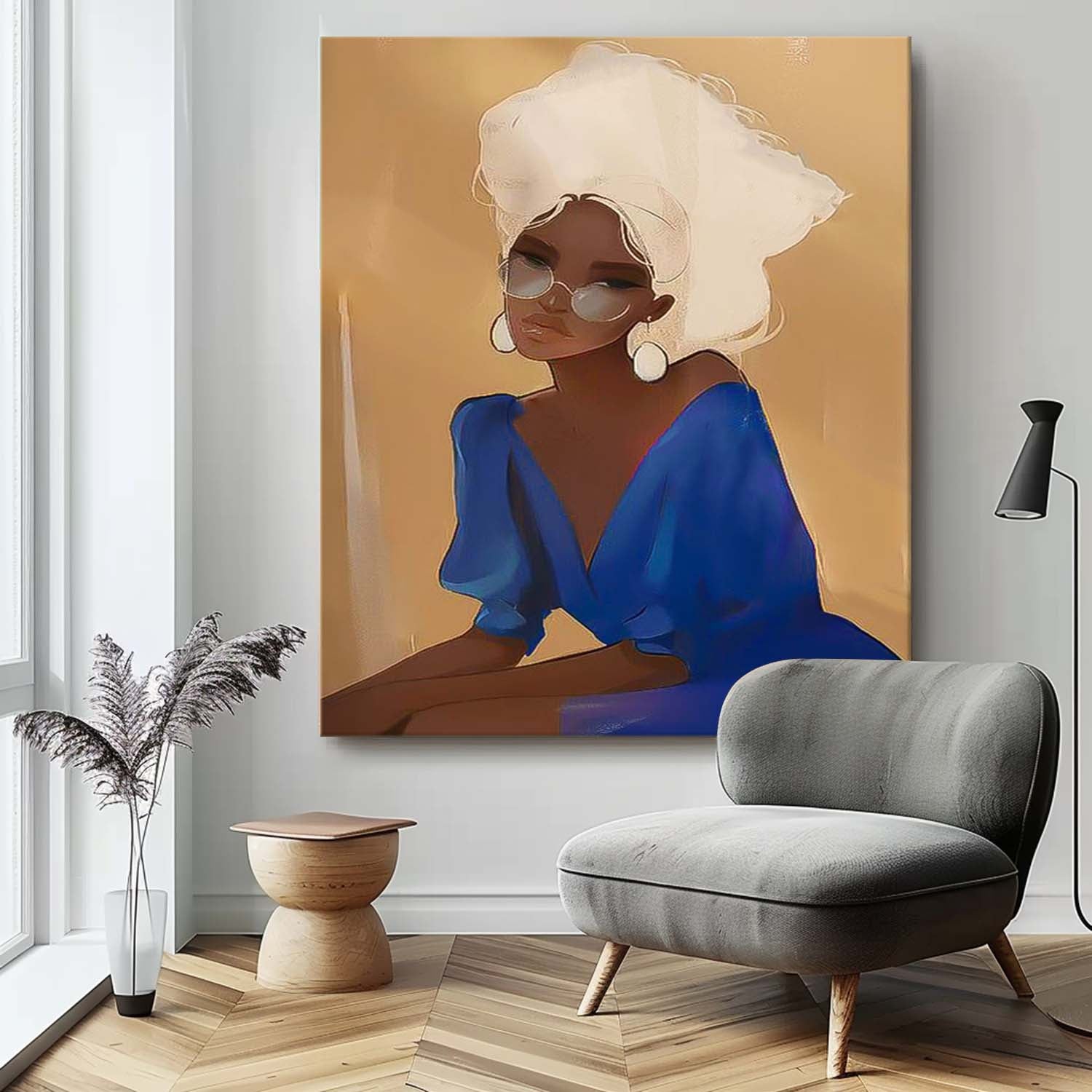 Wall Art People Minimalist Abstract Contemporary