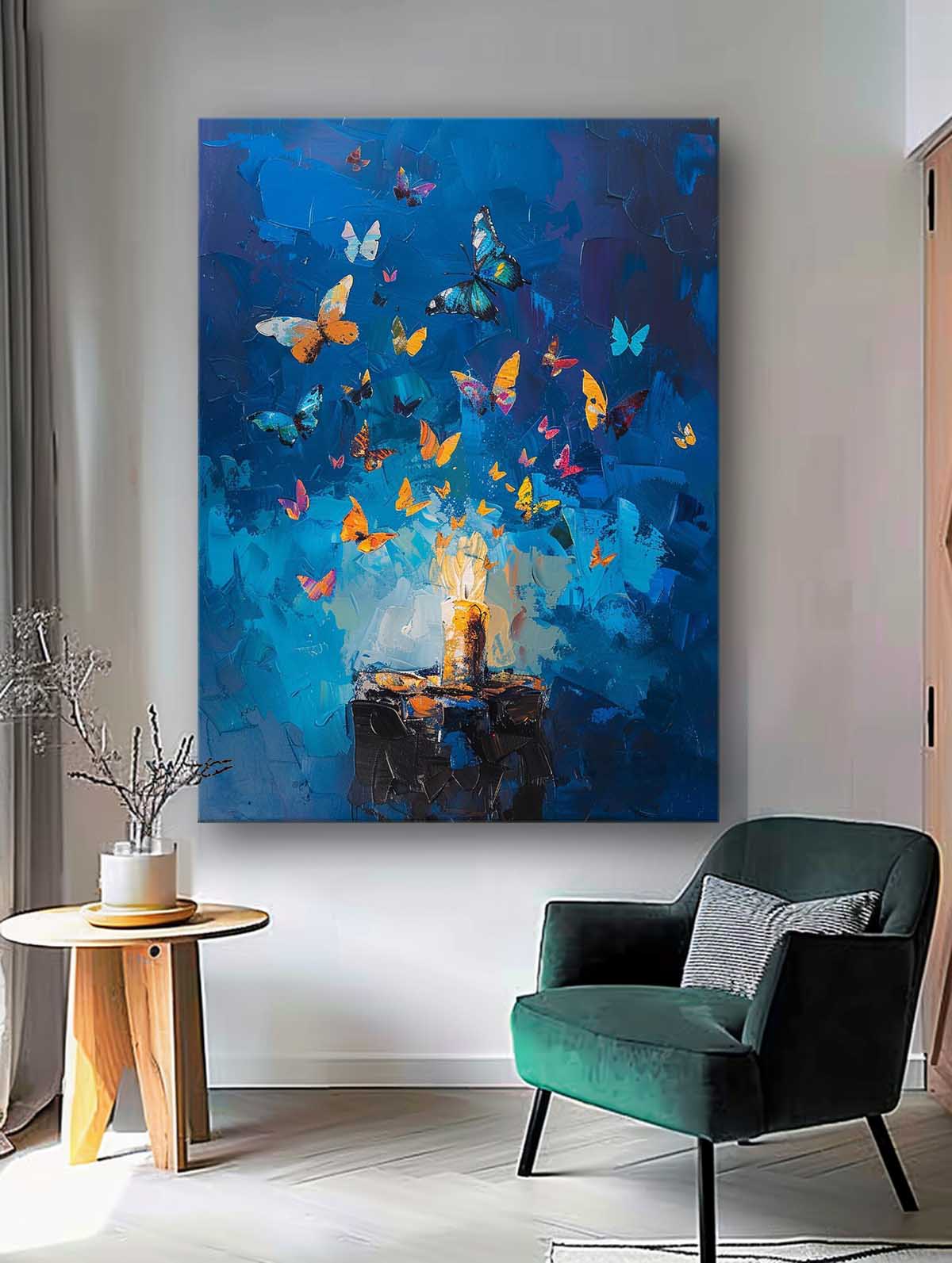 Wall Art Abstract Magical Scene Warm