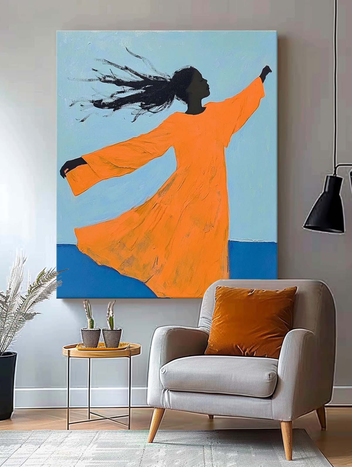 Wall Art People Minimalist Scandinavian Warm