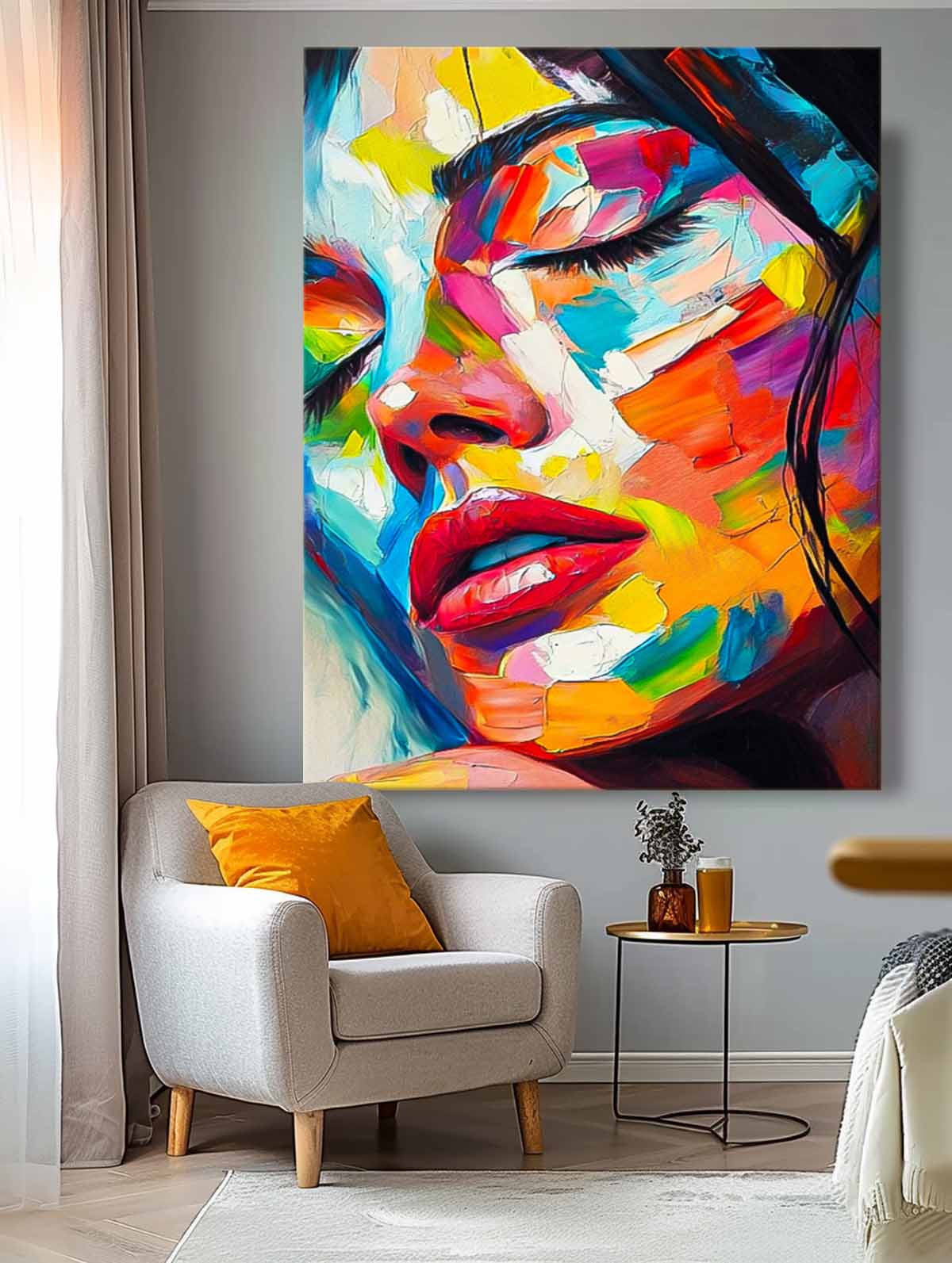 Wall Art People Elegant Modern Abstract