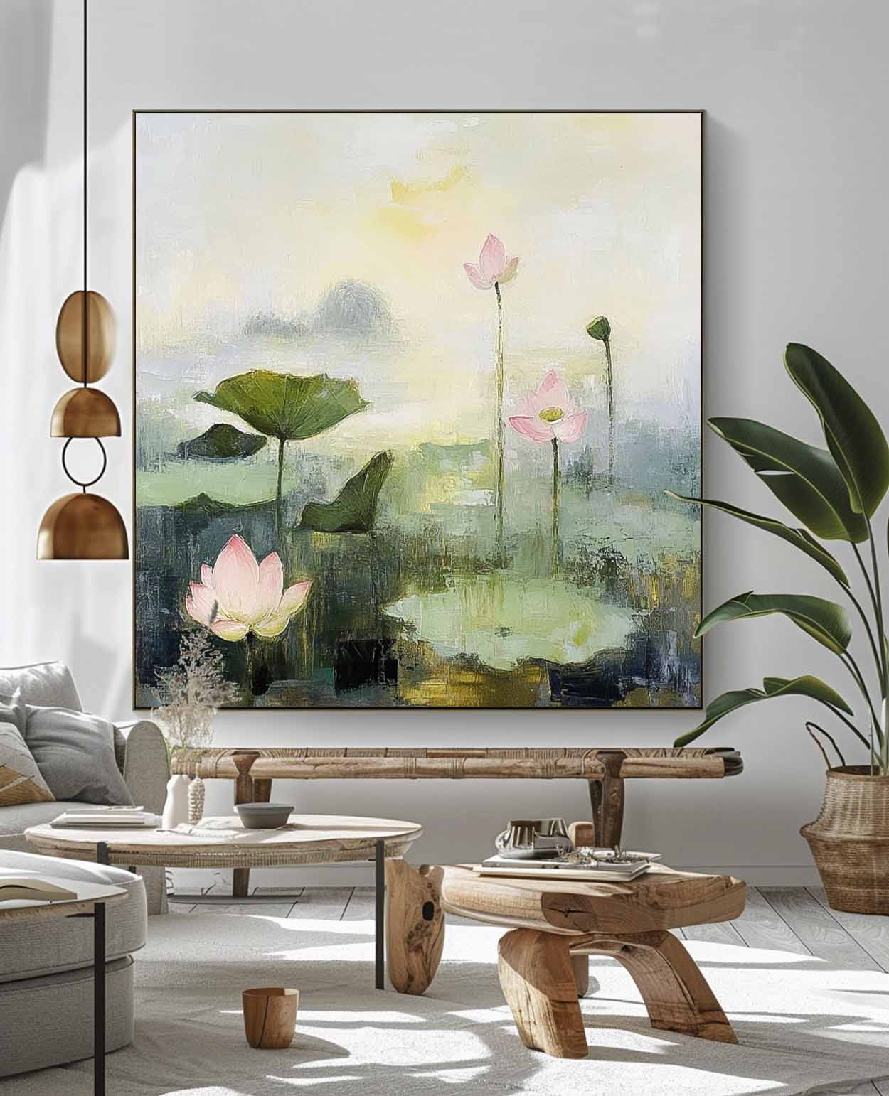 Wall Art Flower Lyrical Contemporary Tranquil
