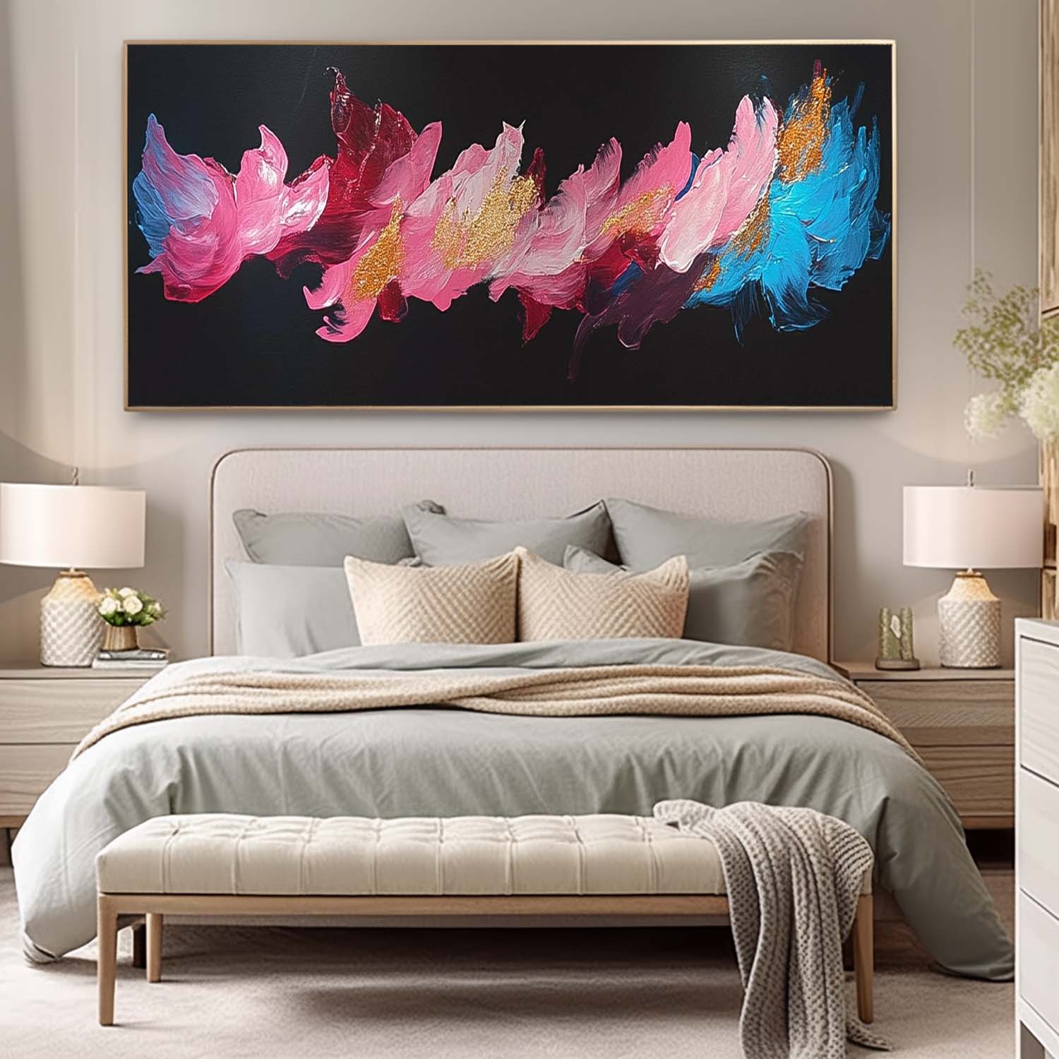 Wall Art Impasto Abstract Painterly Dreamy