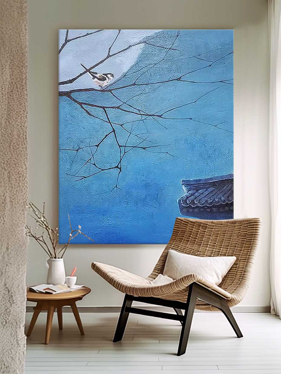 Wall Art Landscape Oriental Night Meditative Design