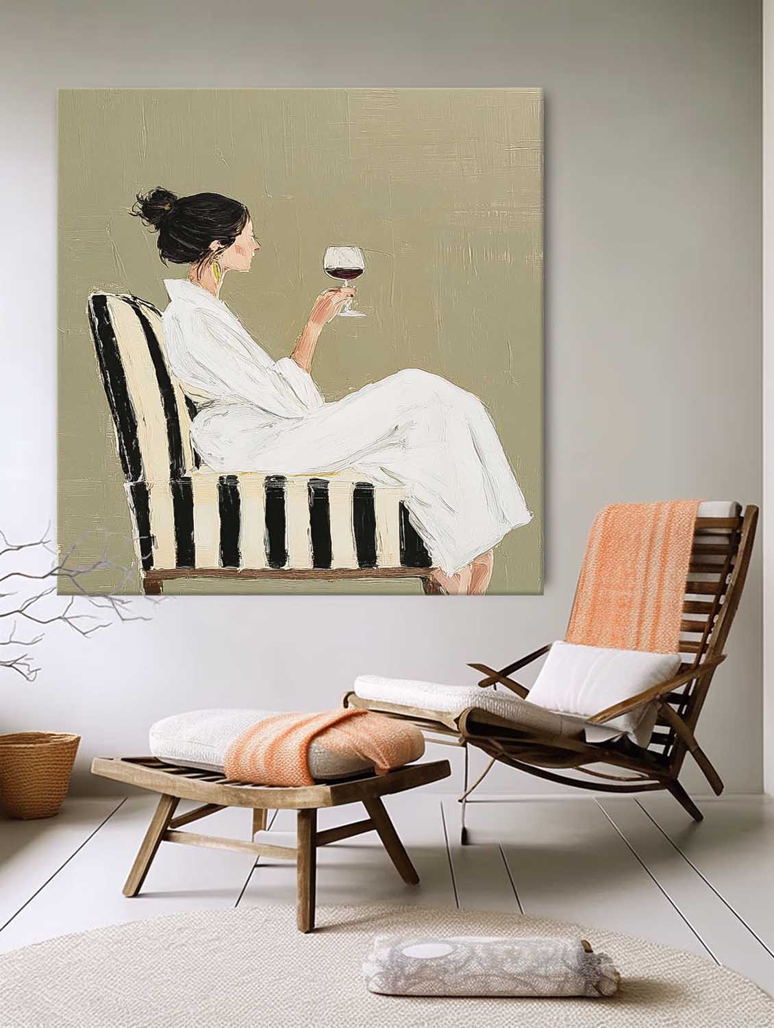 Wall Art Elegant People Contemporary Serene