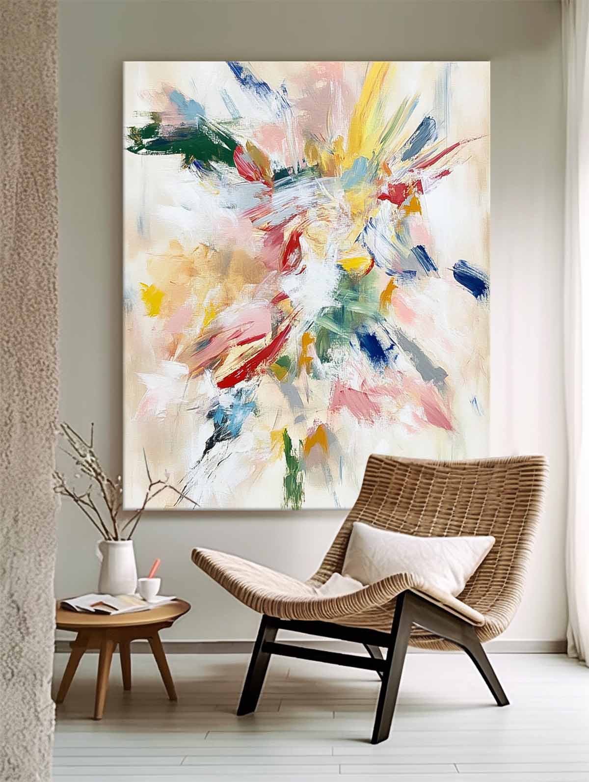Wall Art Abstract Wabi-Sabi Modern Elegant