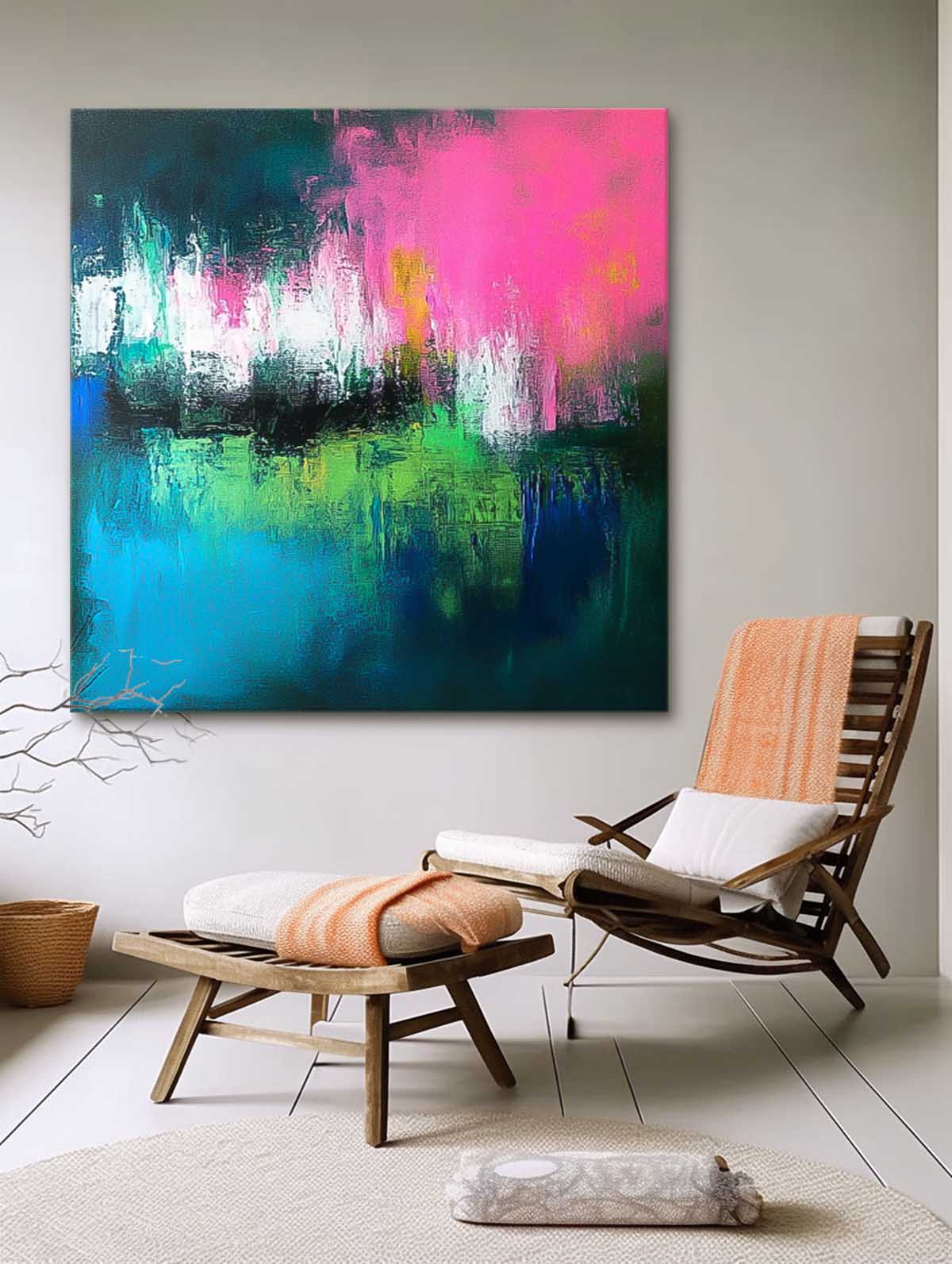 Wall Art Abstract Bohemian Mystical Lyrical