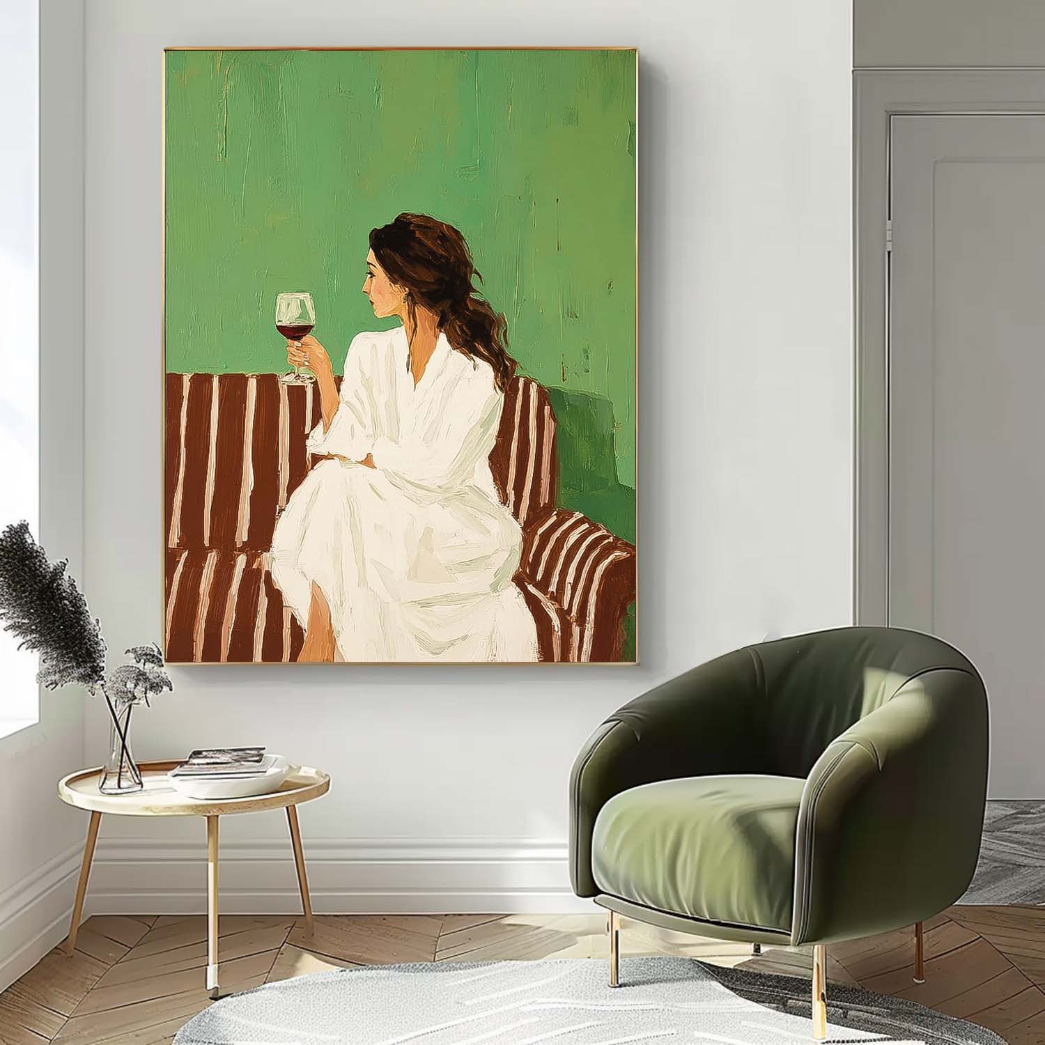 Wall Art People Sophisticated Serene Interior