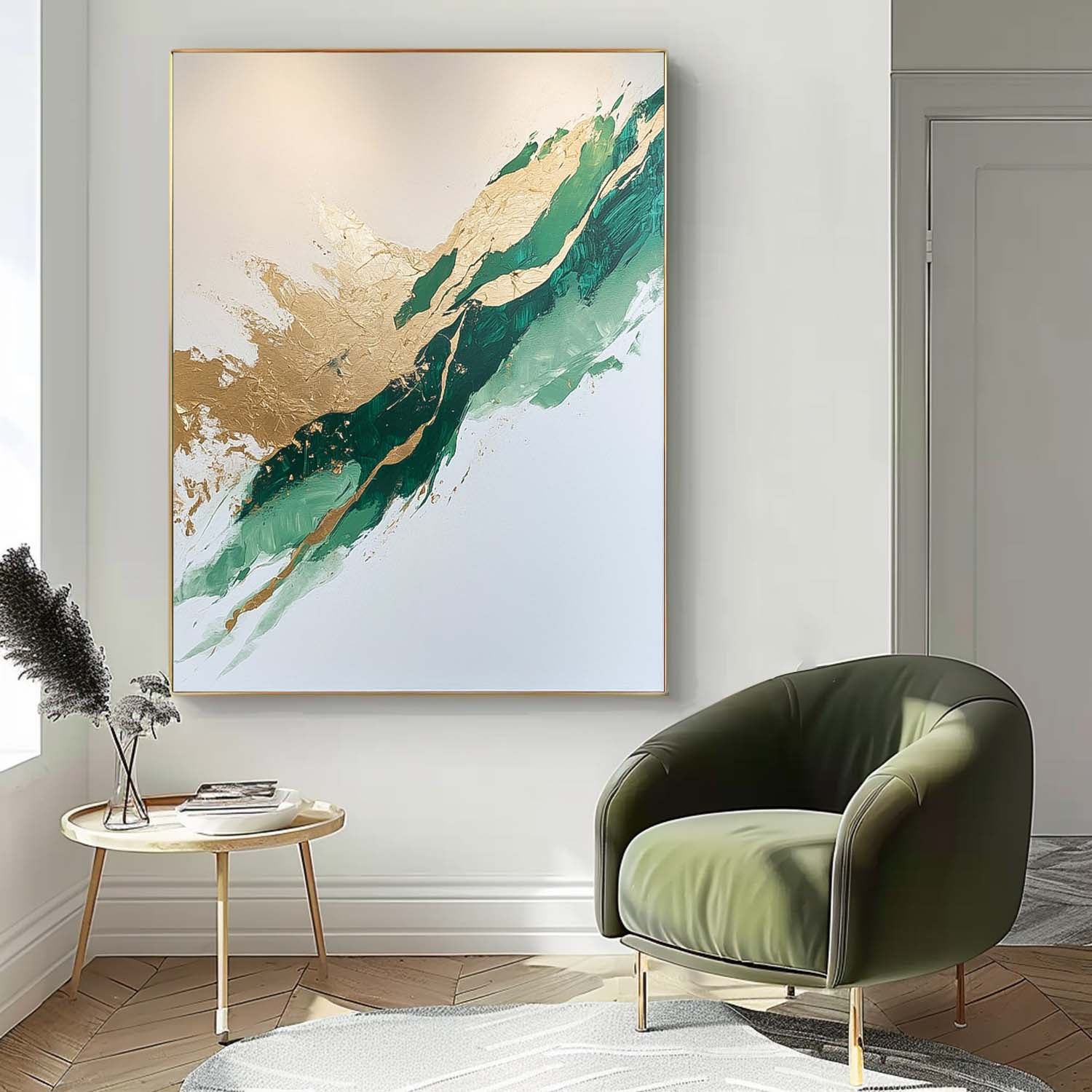 Abstract Canvas Art AB594 - Neutralighting