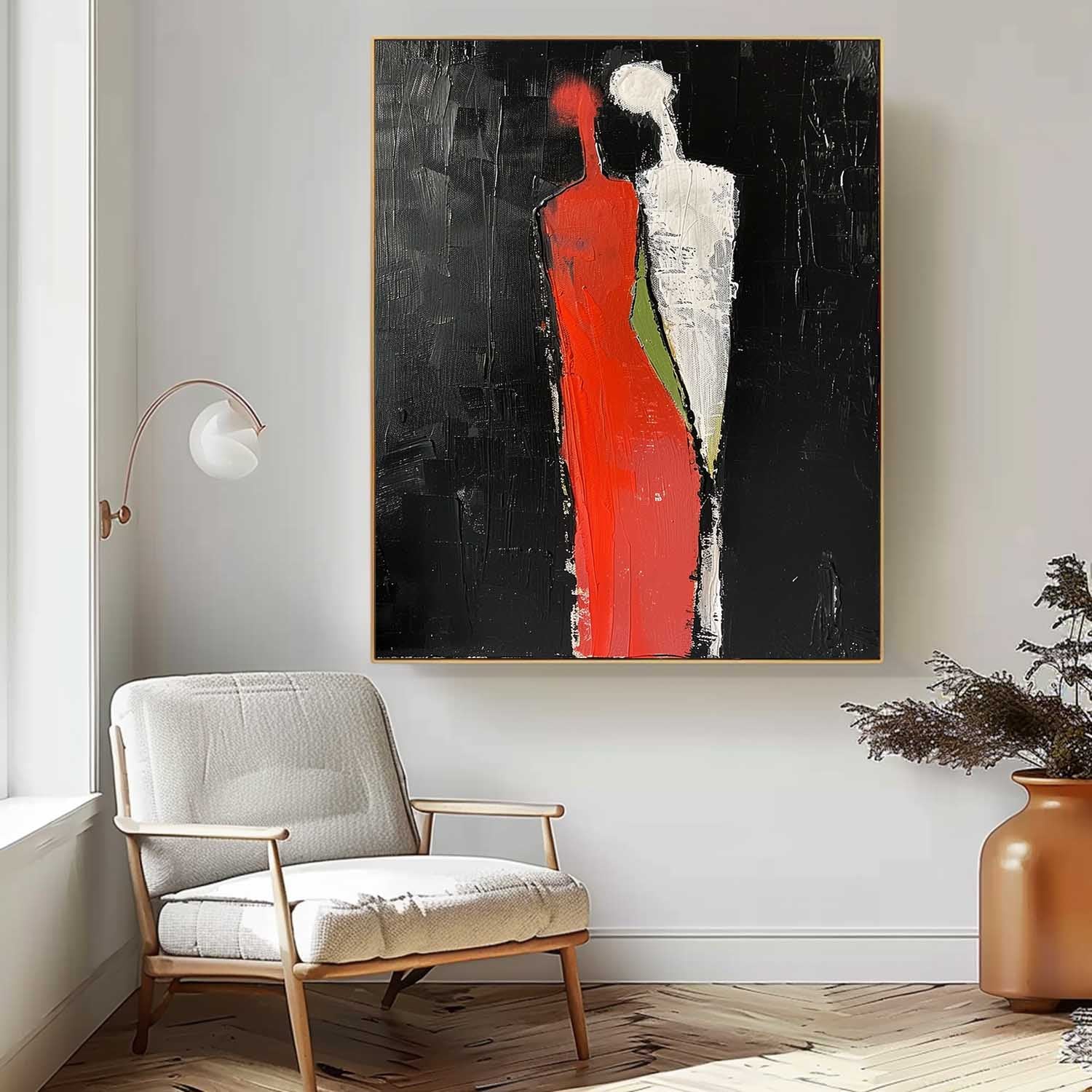 Wall Art People Playful Organic Minimalist