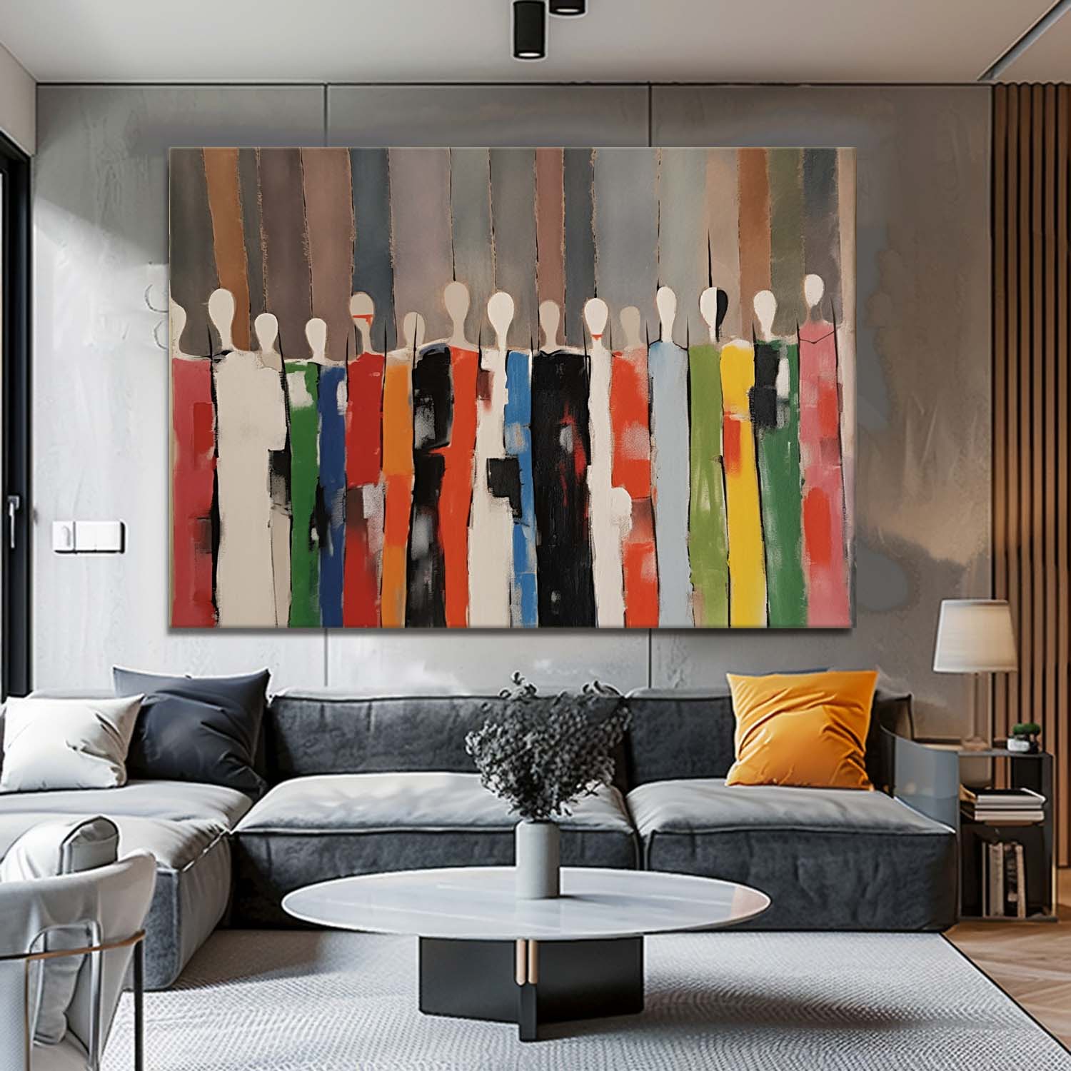 Wall Art Elegant Figurative Meditative Decor