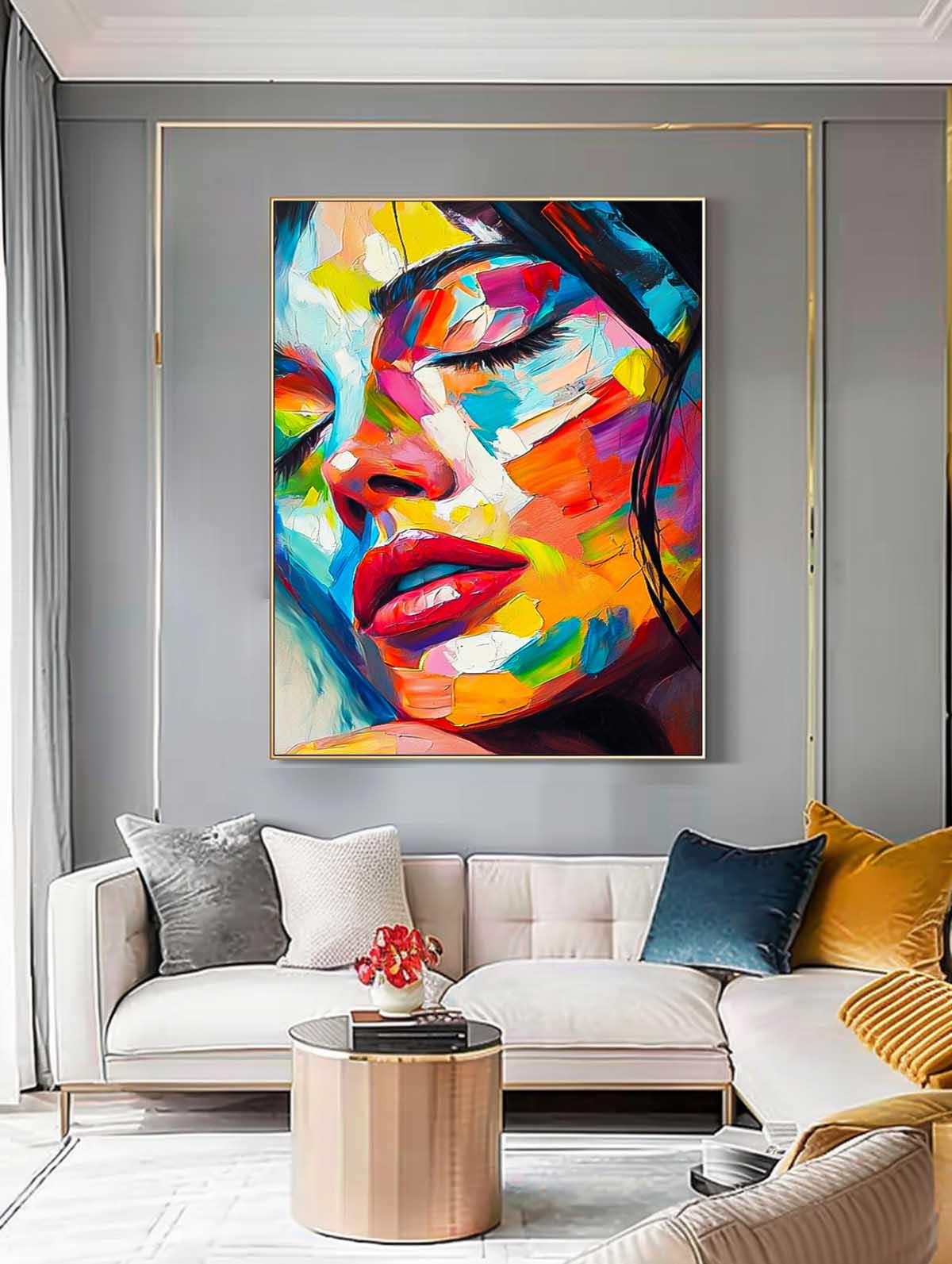 Wall Art People Elegant Modern Abstract