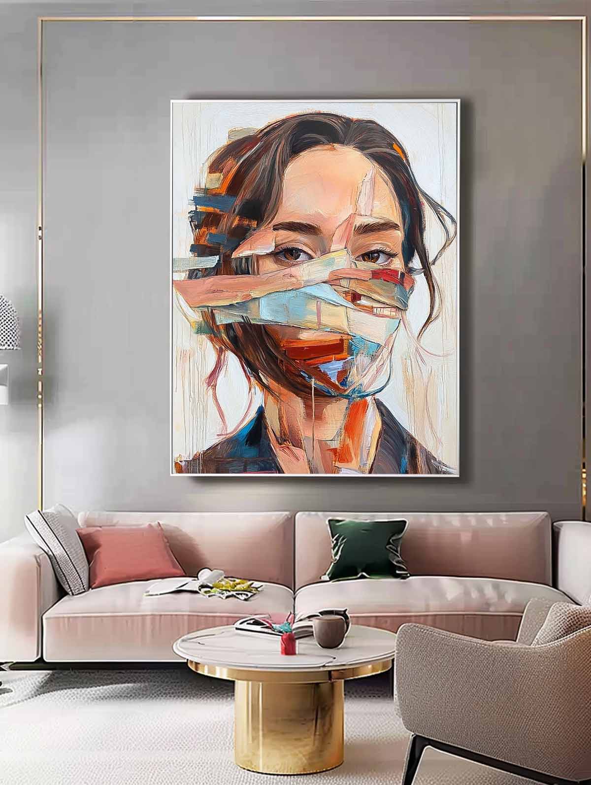 Wall Art People Contemporary Abstract Expressionist