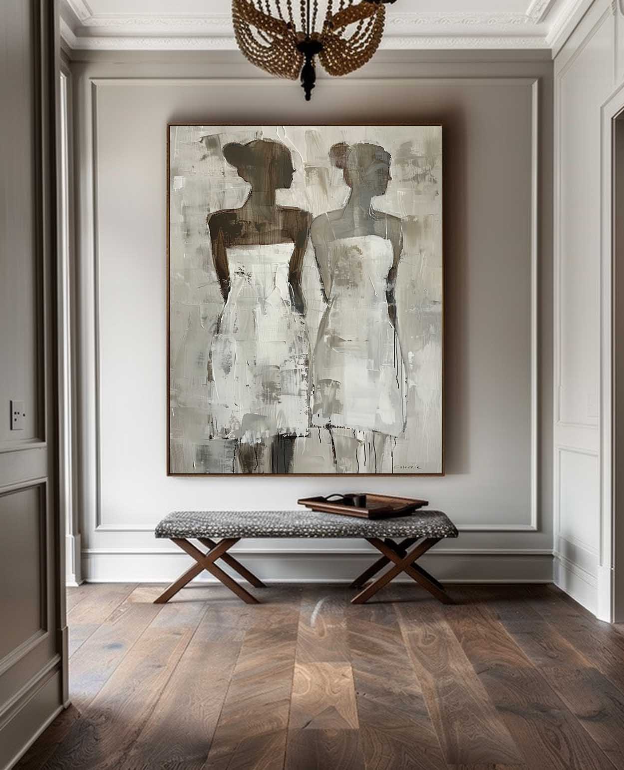 Wall Art People Minimalist Painterly
