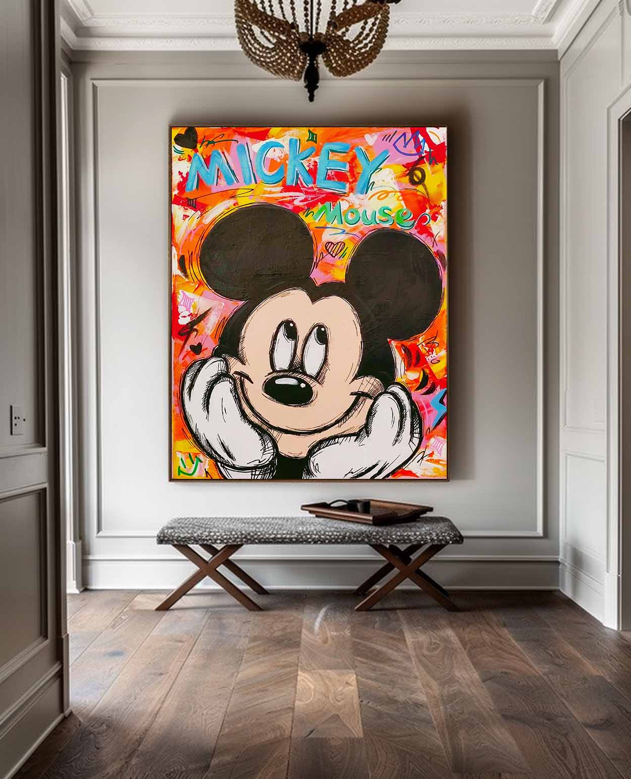 Mickey Mouse Graffiti Art PE193 - Neutralighting