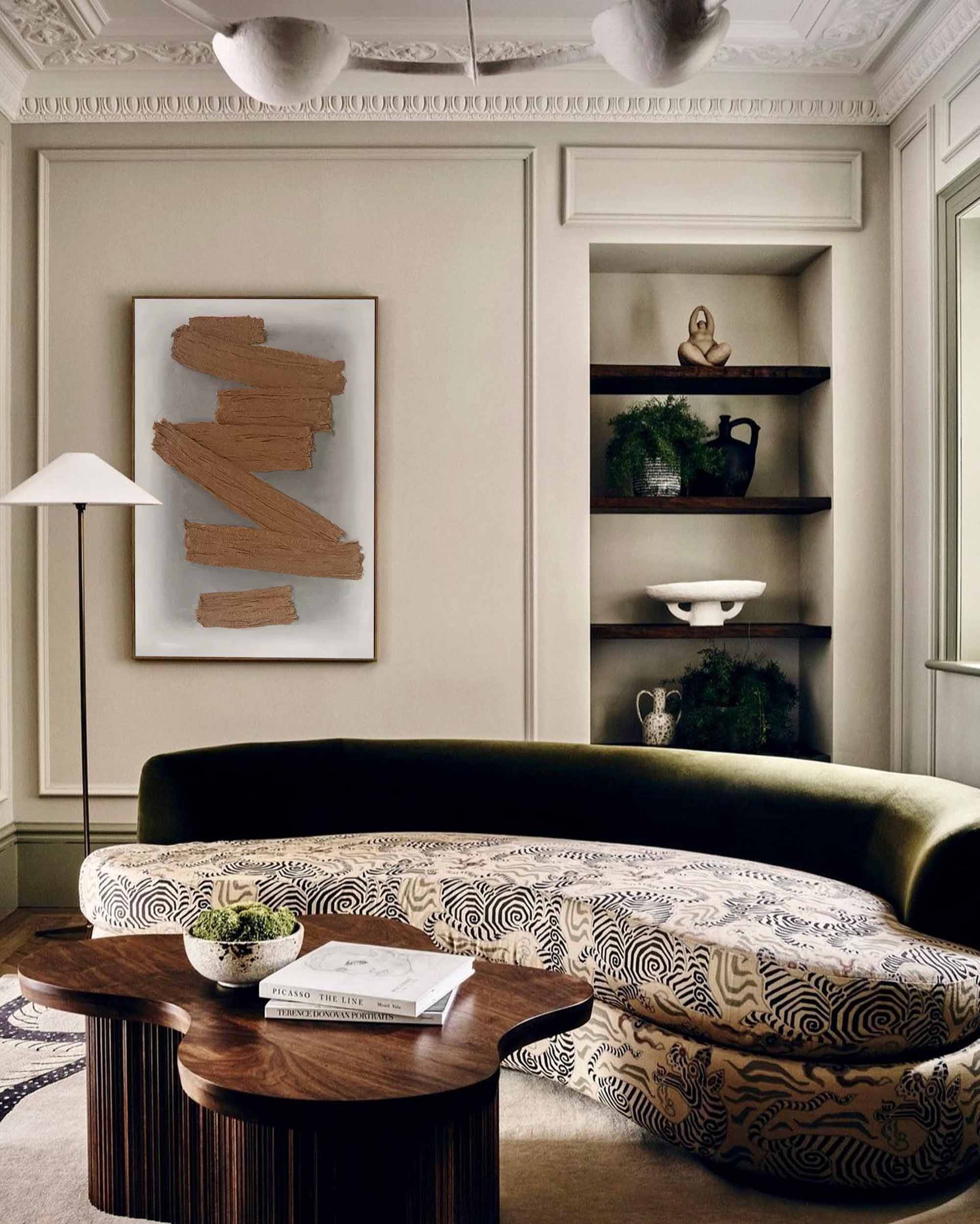 Wall Art Abstract Modern Fashion Impasto