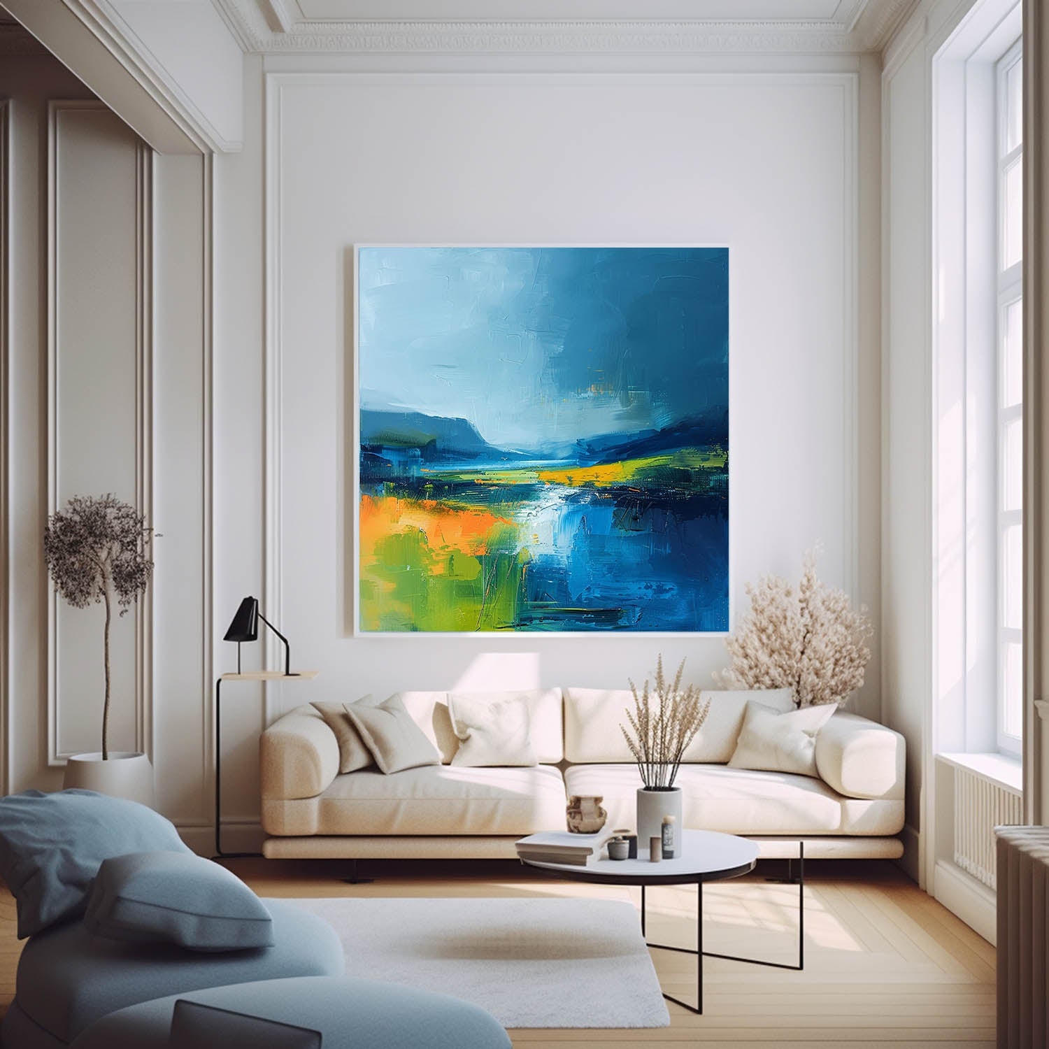 Wall Art Abstract Fresh Healing Summer Vibrant