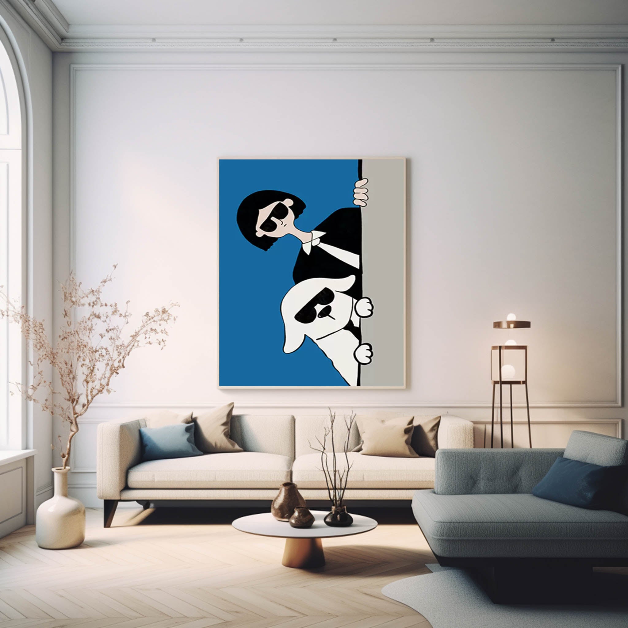 Wall Art Abstract Contemporary Humorous